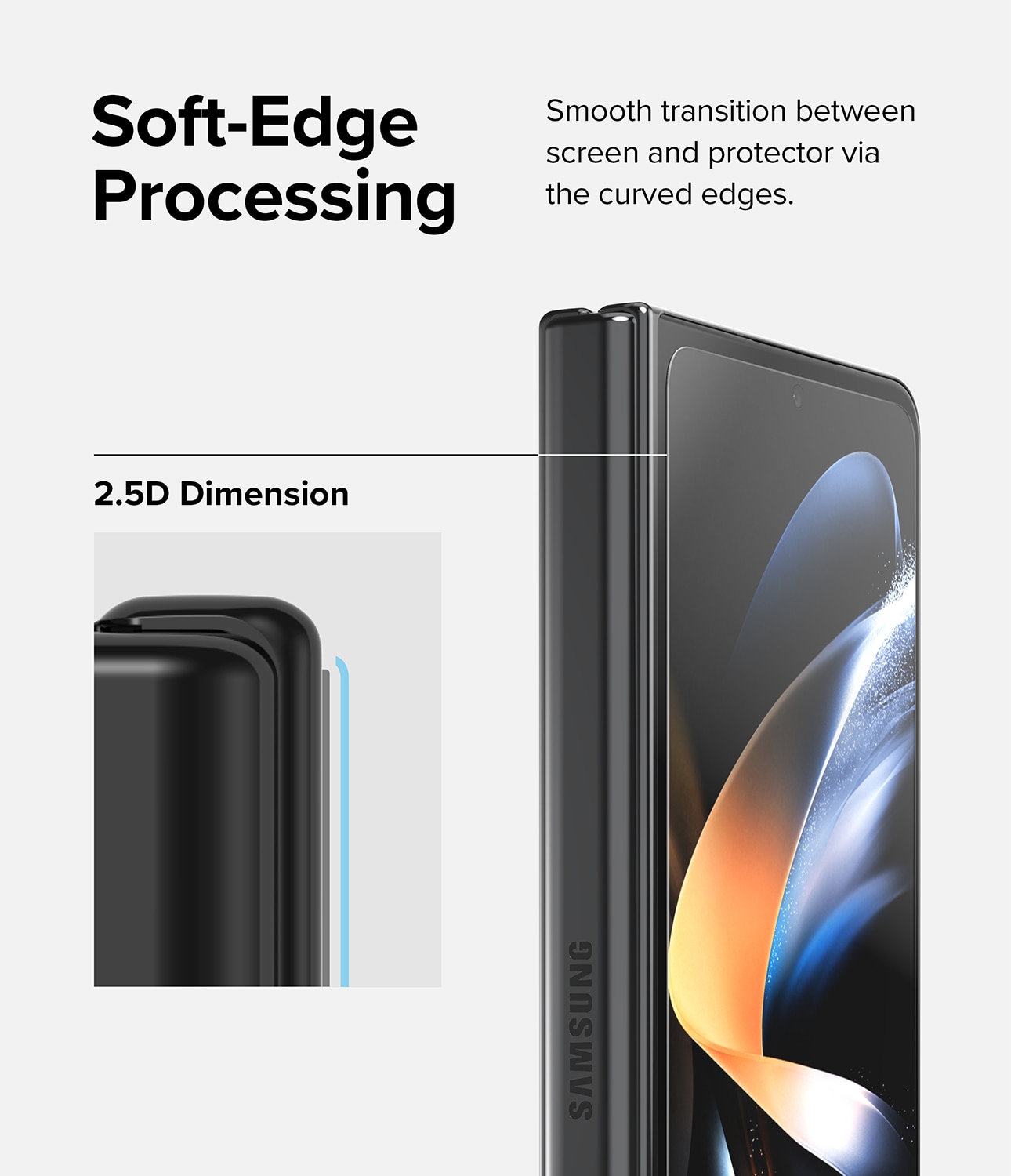 Cover Display Tempered Glass Samsung Galaxy Z Fold 4