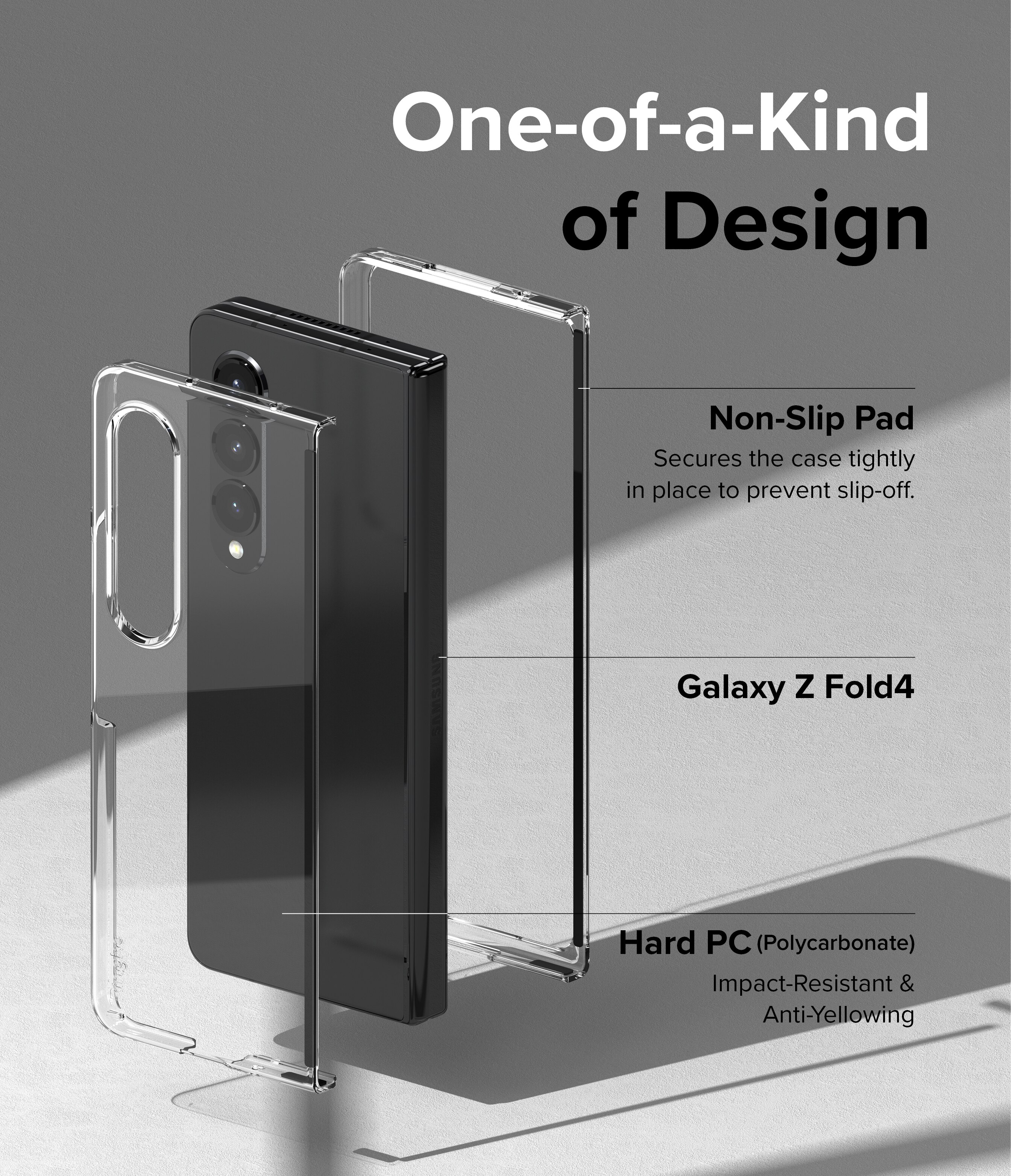 Slim Case Samsung Galaxy Z Fold 4 Transparant