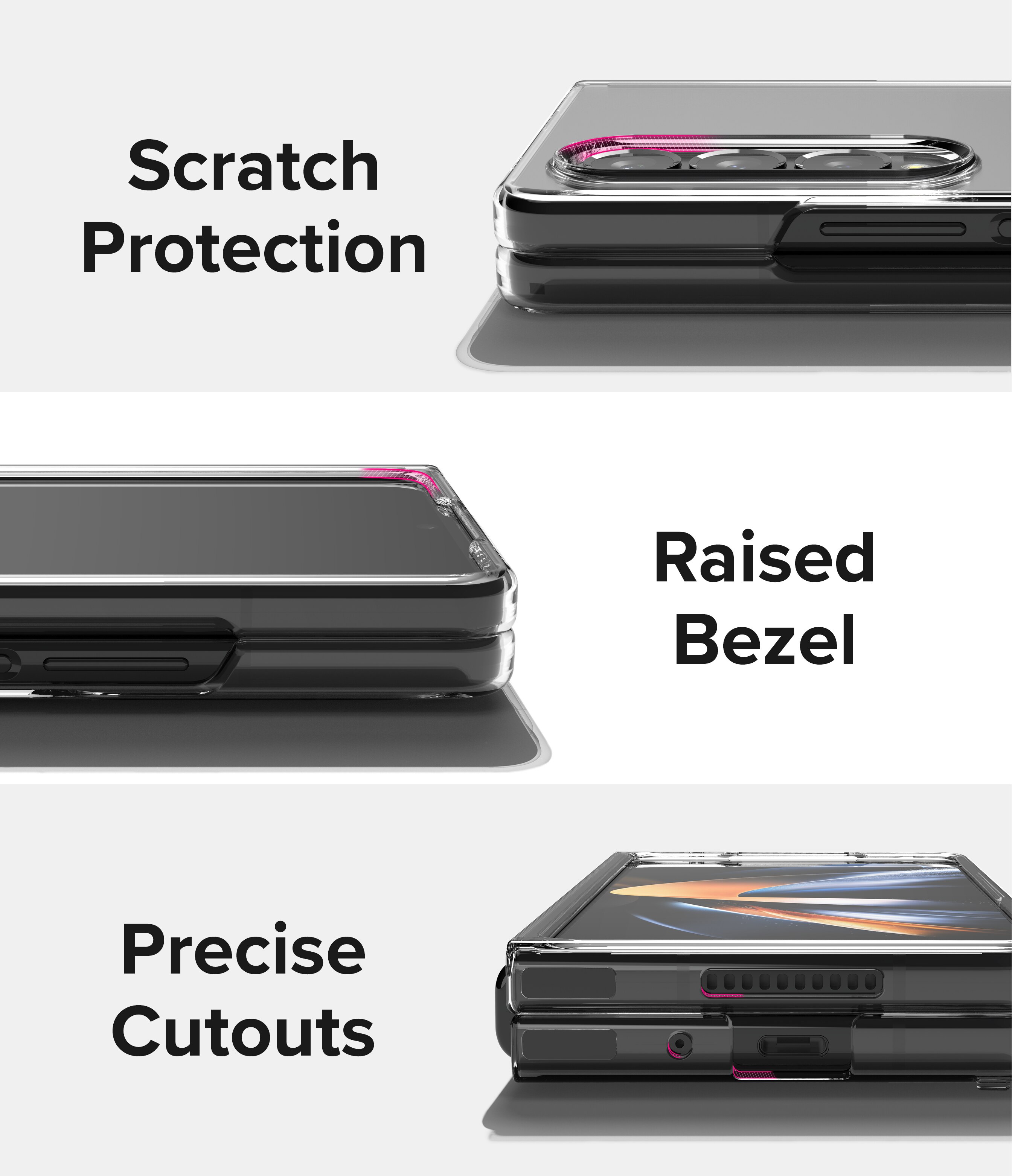 Slim Case Samsung Galaxy Z Fold 4 Transparant