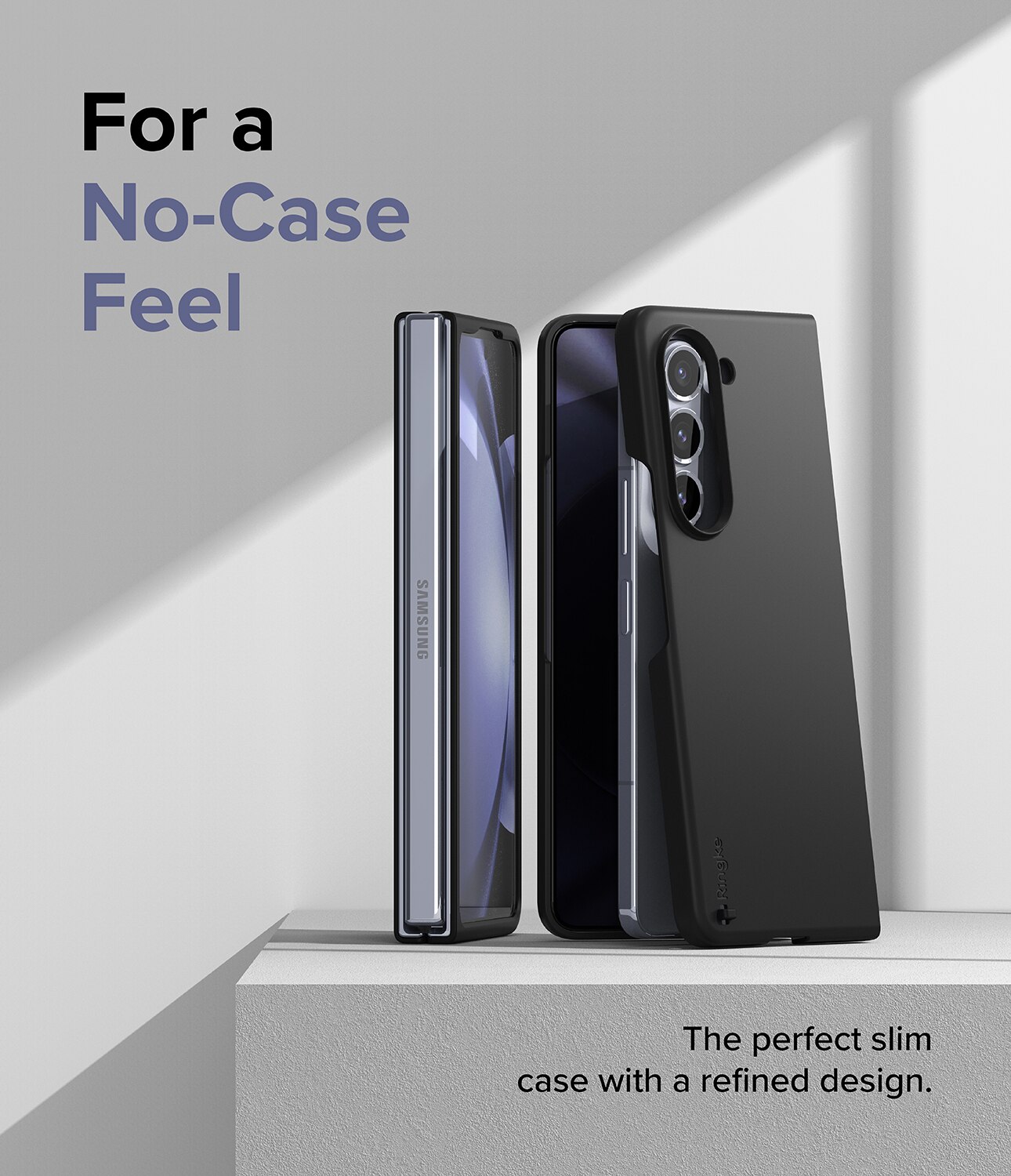 Slim Case Samsung Galaxy Z Fold 5 Zwart