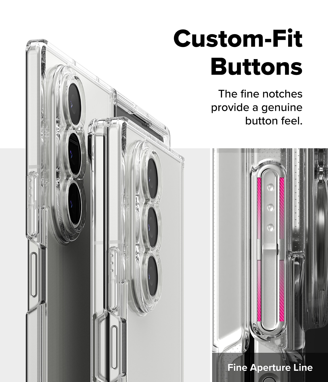 Fusion Case Samsung Galaxy Z Fold 7 Clear