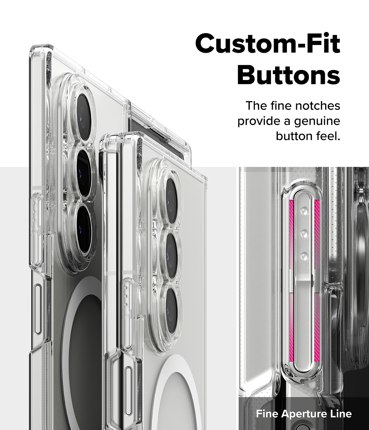 Fusion Magnetic Case Samsung Galaxy Z Fold 7 Matte Clear