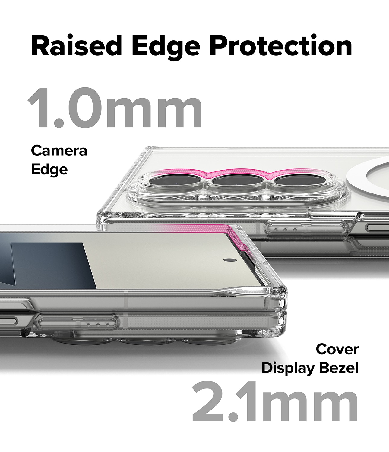 Fusion Magnetic Case Samsung Galaxy Z Fold 7 Matte Clear