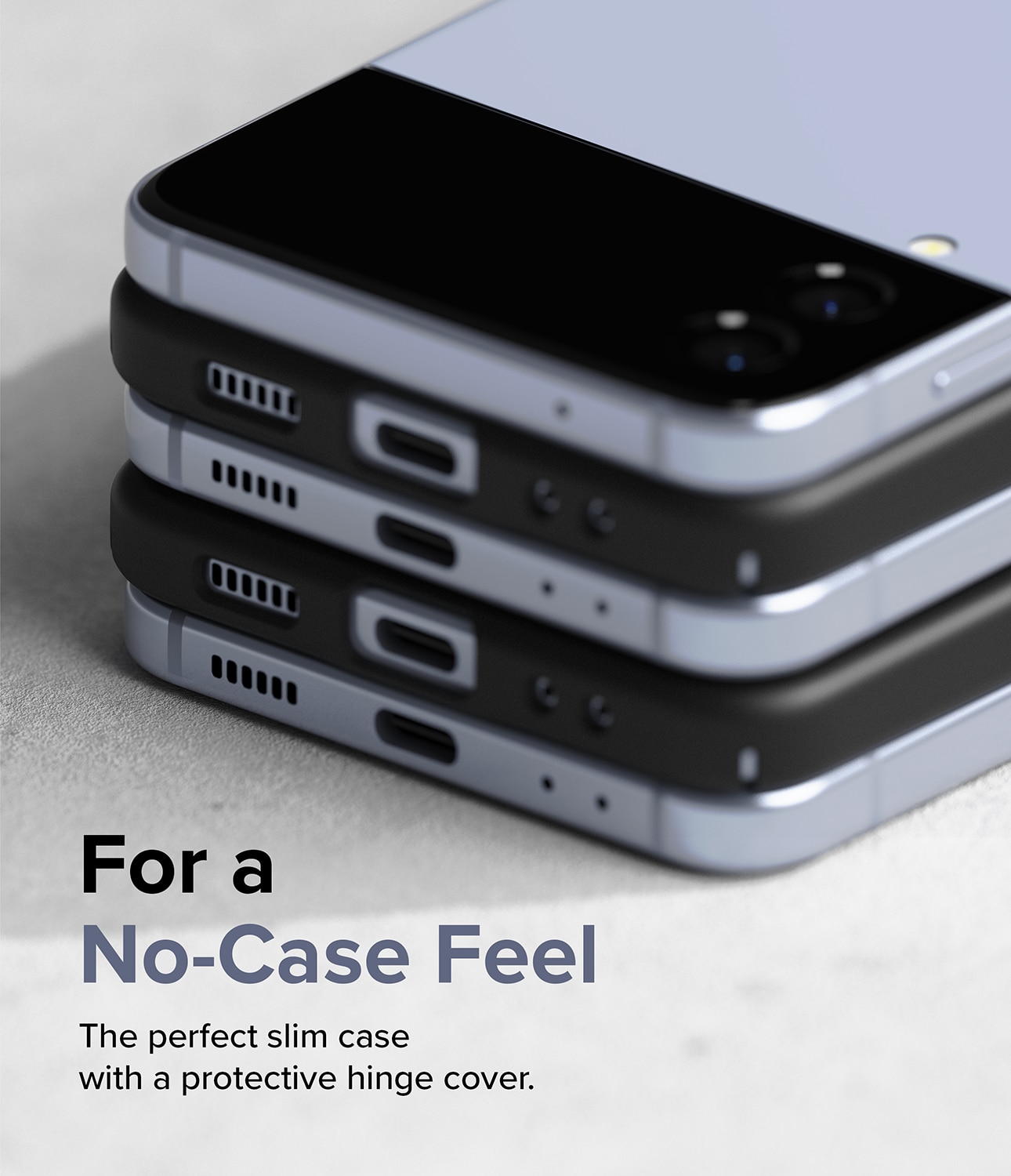Slim Case Samsung Galaxy Z Flip 4 Zwart
