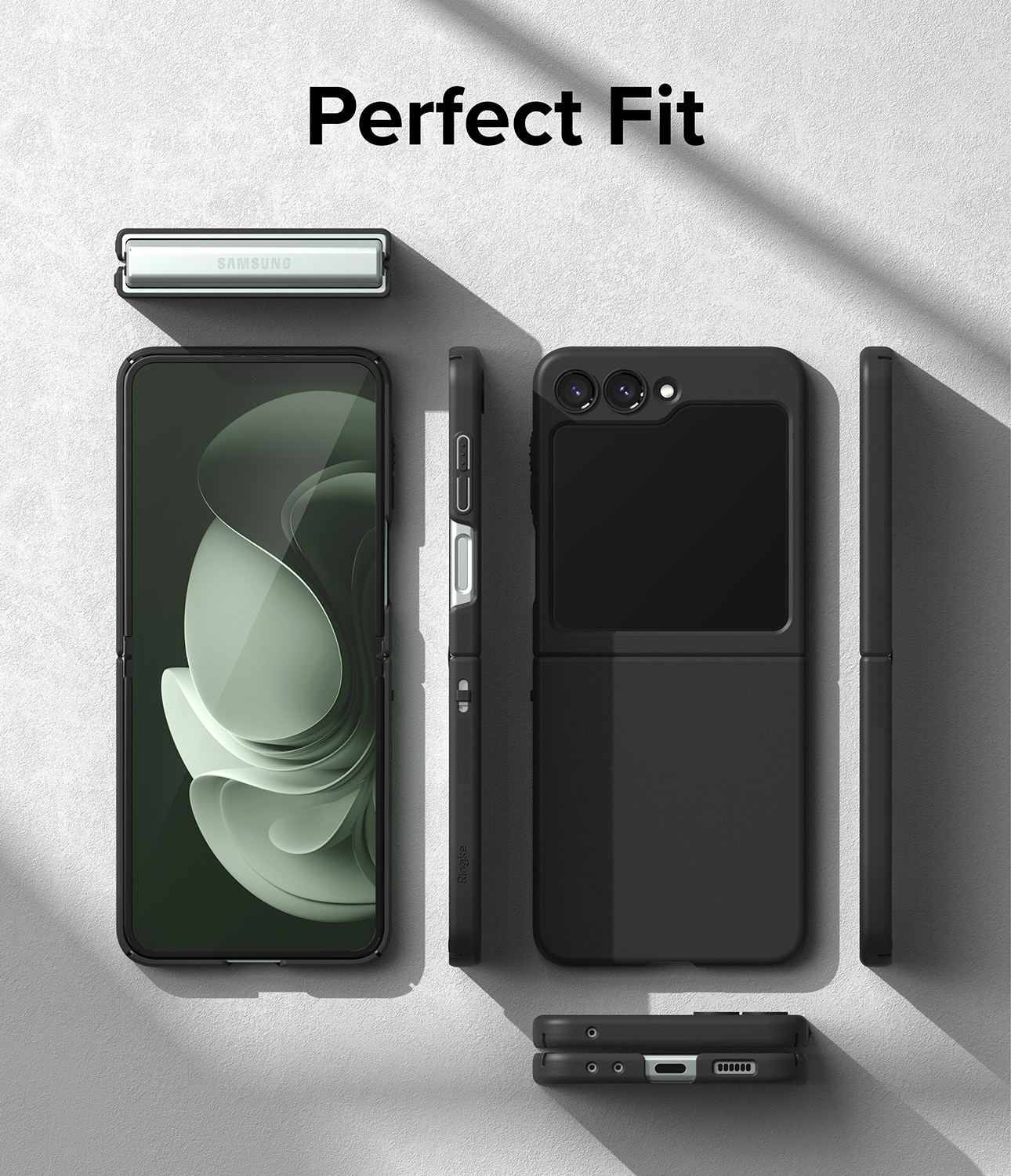 Slim Case Samsung Galaxy Z Flip 5 Zwart