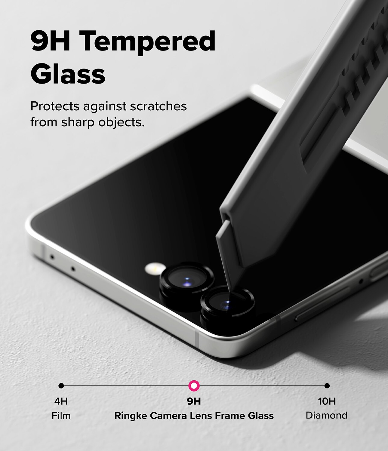 Camera Lens Frame Glass (2-pack) Samsung Galaxy Z Flip 7 Black