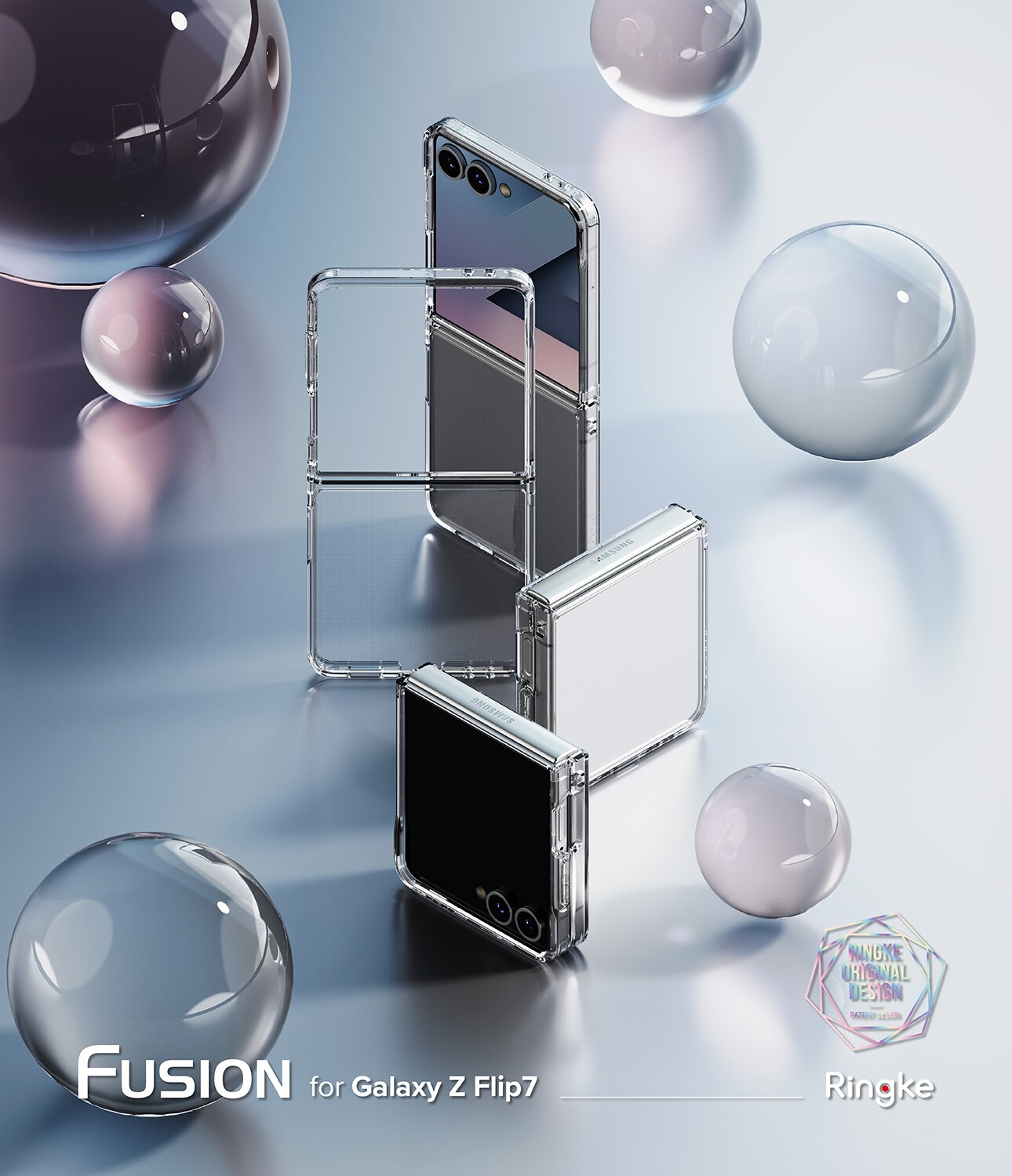 Fusion Case Samsung Galaxy Z Flip 7 Clear