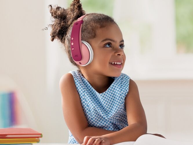 Tinyphones On-Ear Wireless Kinderhoofdtelefoon roze