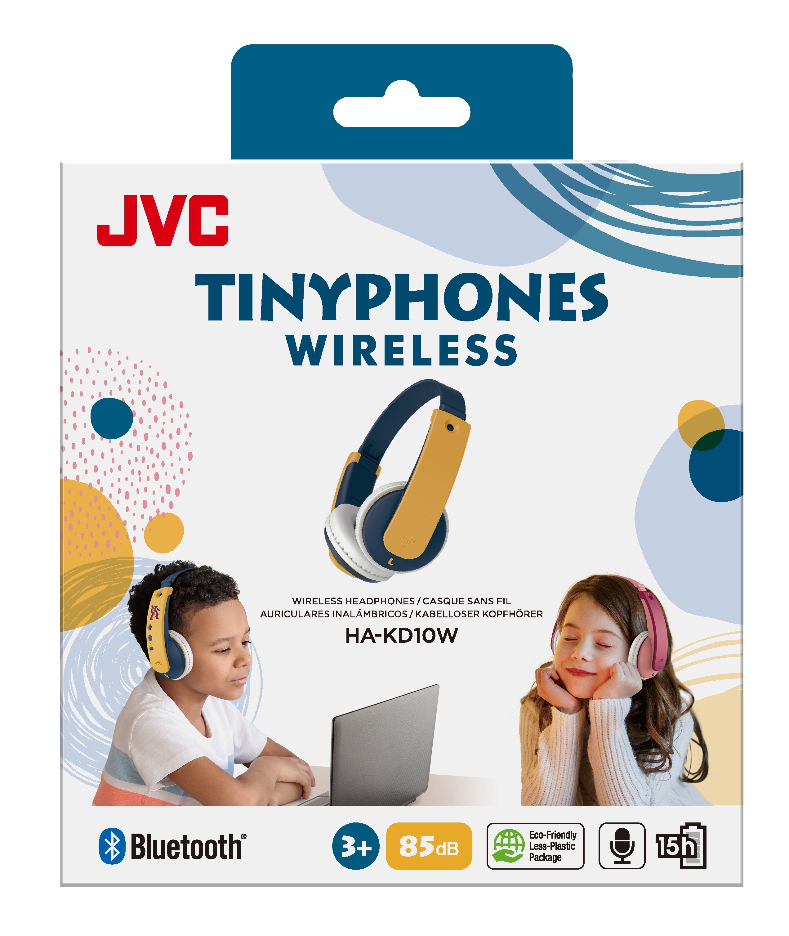 Tinyphones On-Ear Wireless Kinderkoptelefoon geel