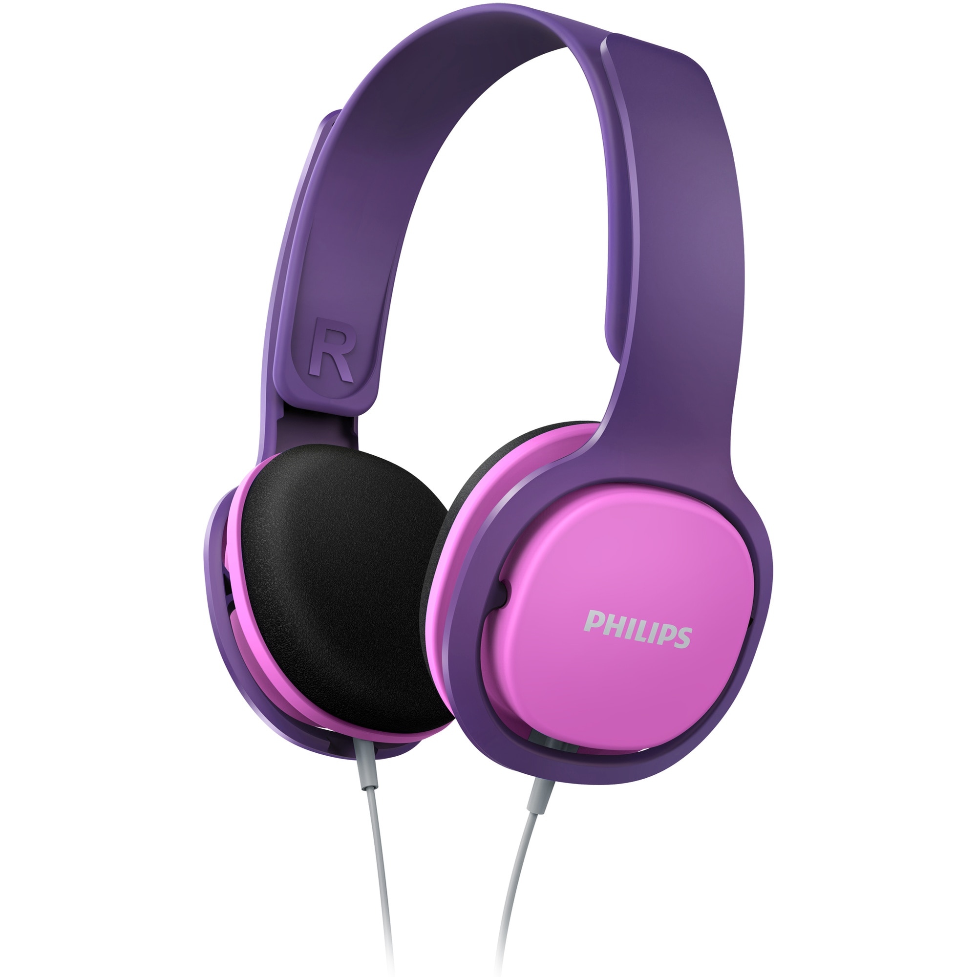 SHK2000 On-Ear Kinderkoptelefoon roze/paars