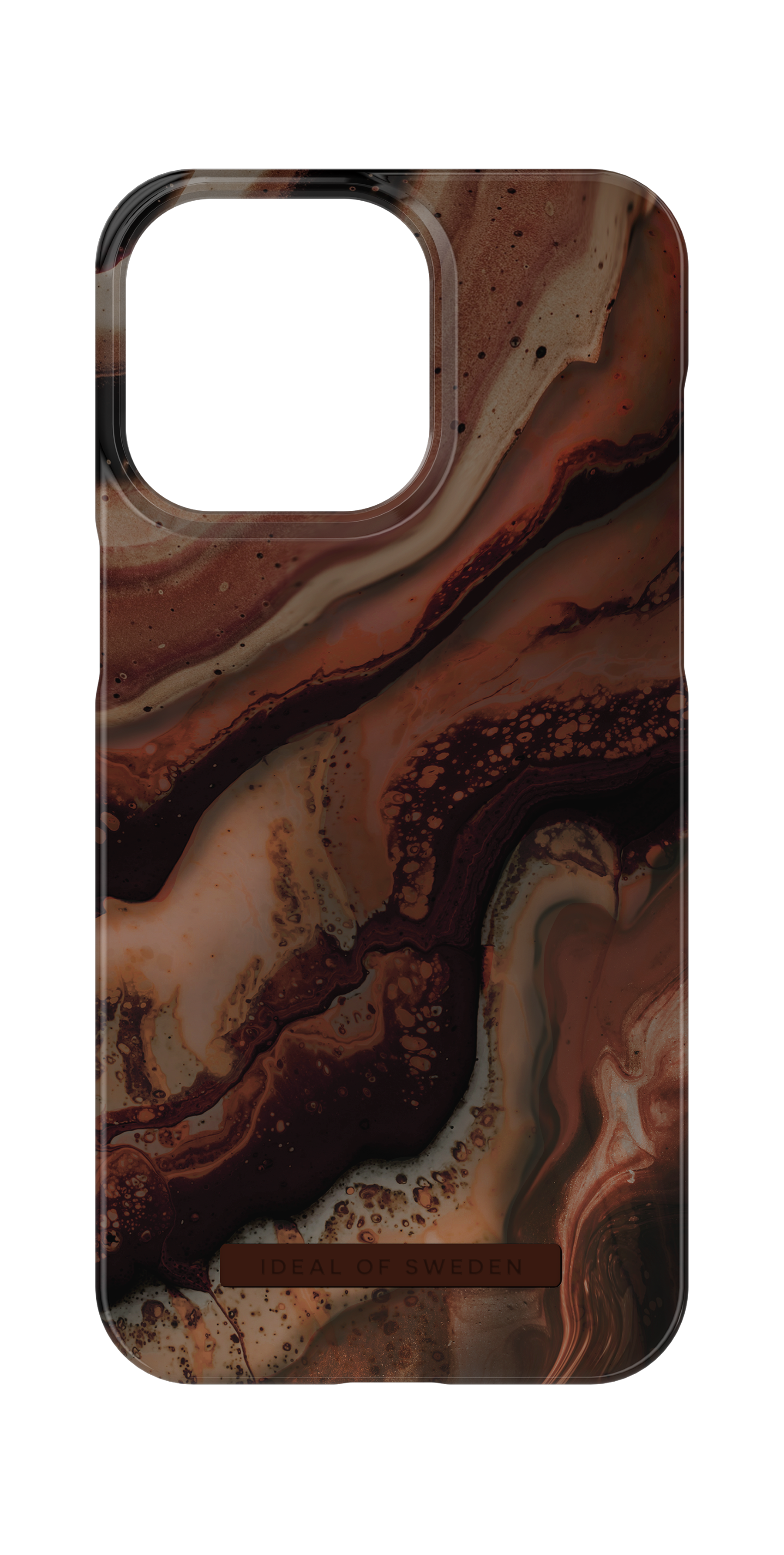 Fashion Case iPhone 15 Pro Max Dark Amber Marble