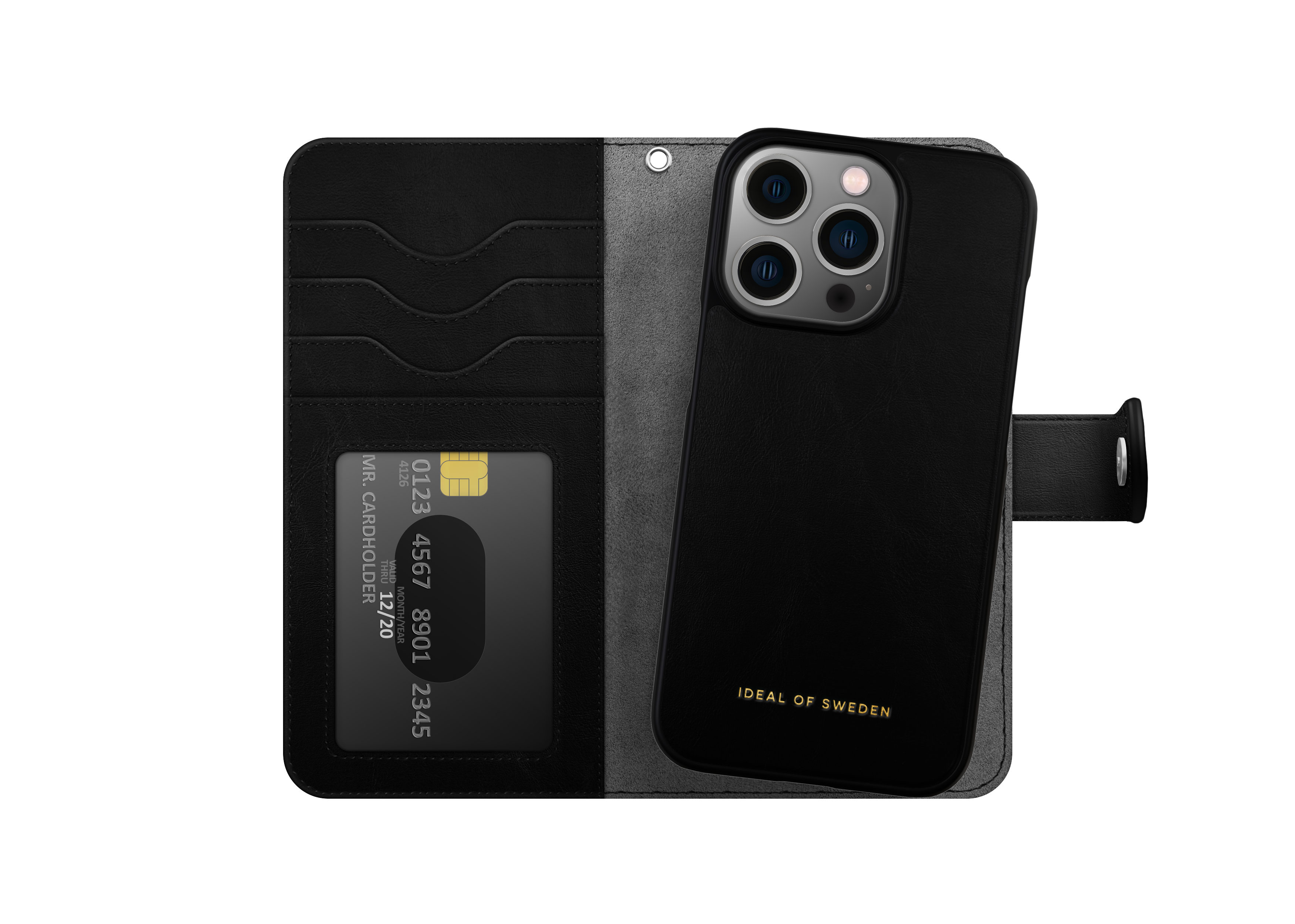 Magnet Wallet+ iPhone 13 Pro Zwart