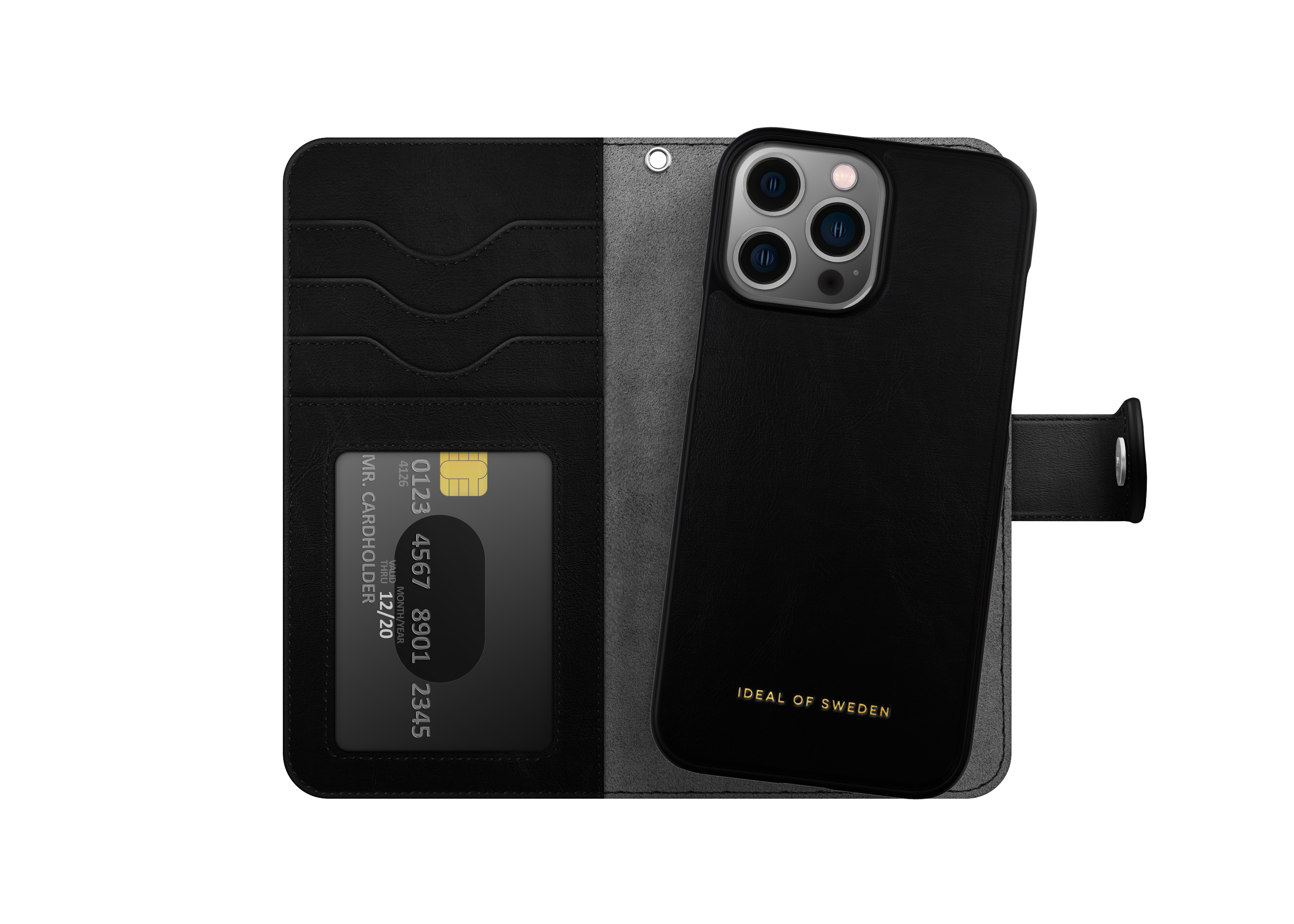 Magnet Wallet+ iPhone 12 Pro Max Zwart