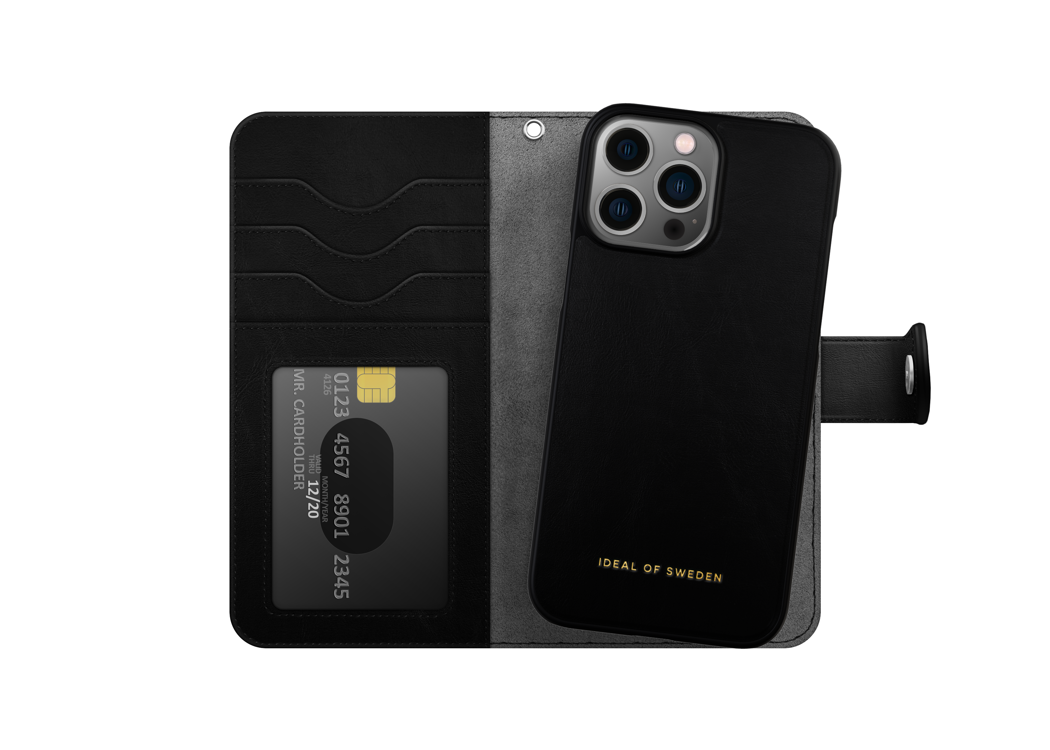 Magnet Wallet+ iPhone 14 Pro Zwart