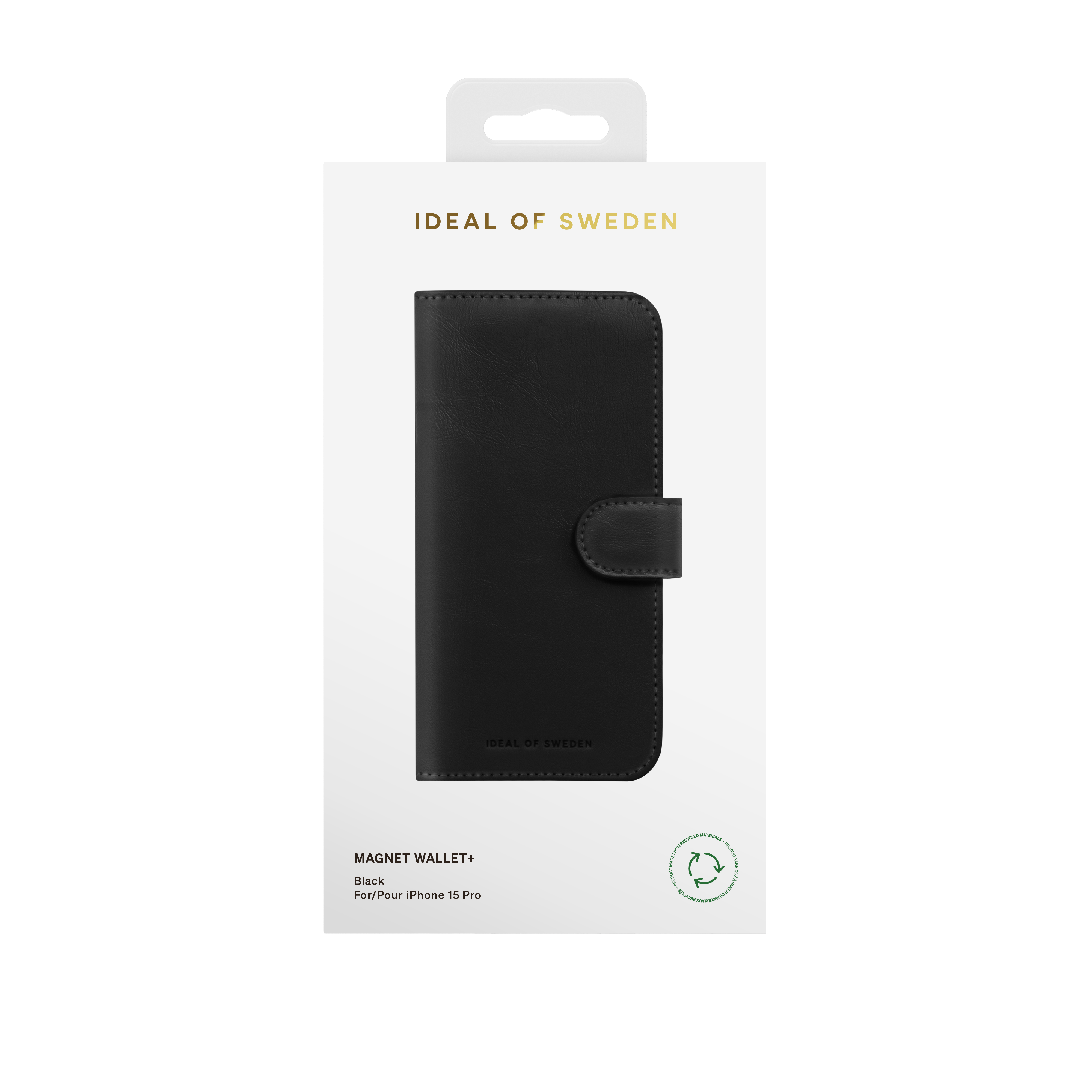 Magnet Wallet+ iPhone 15 Pro Zwart