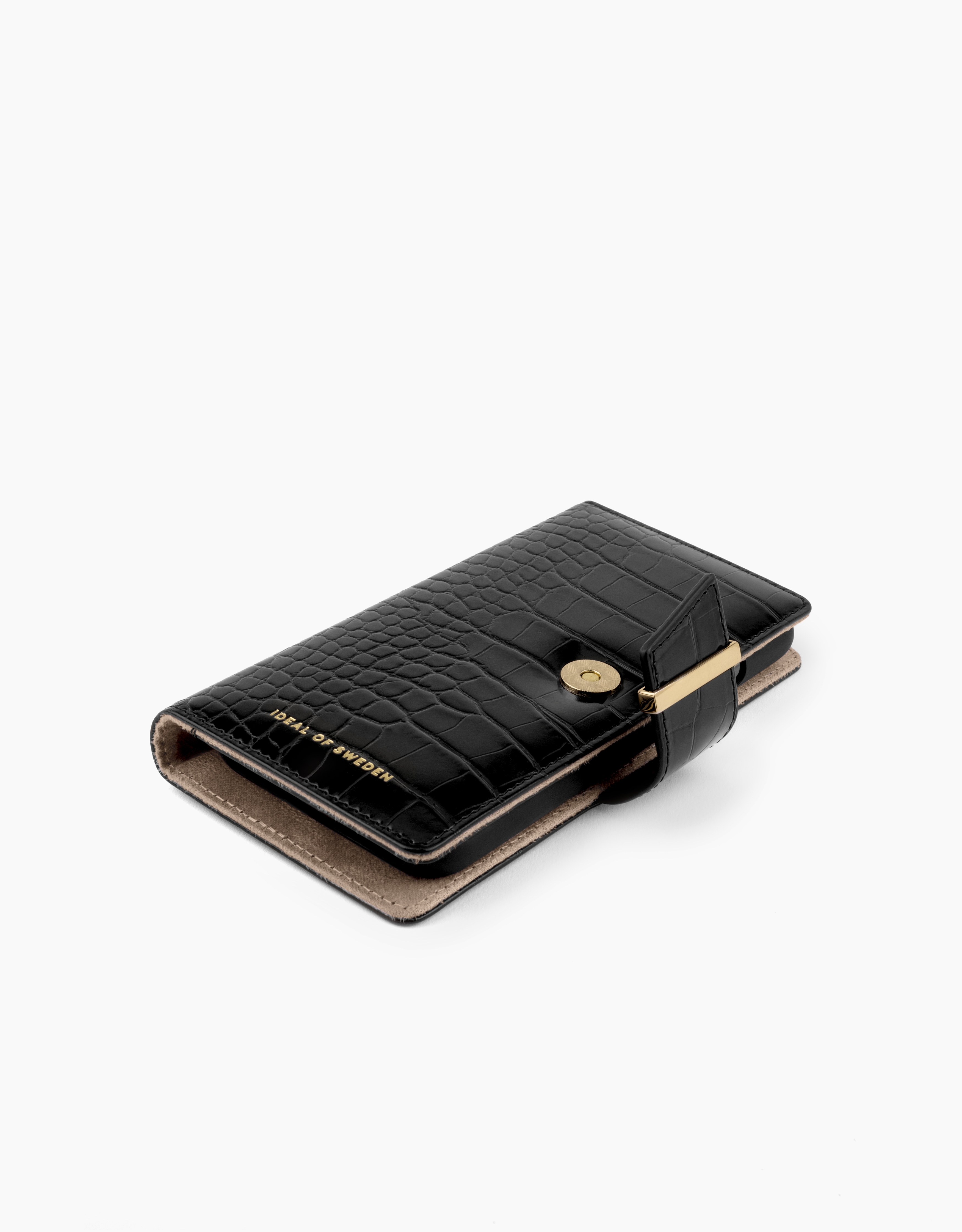 Cora Wallet iPhone 13 Jet Black Croco