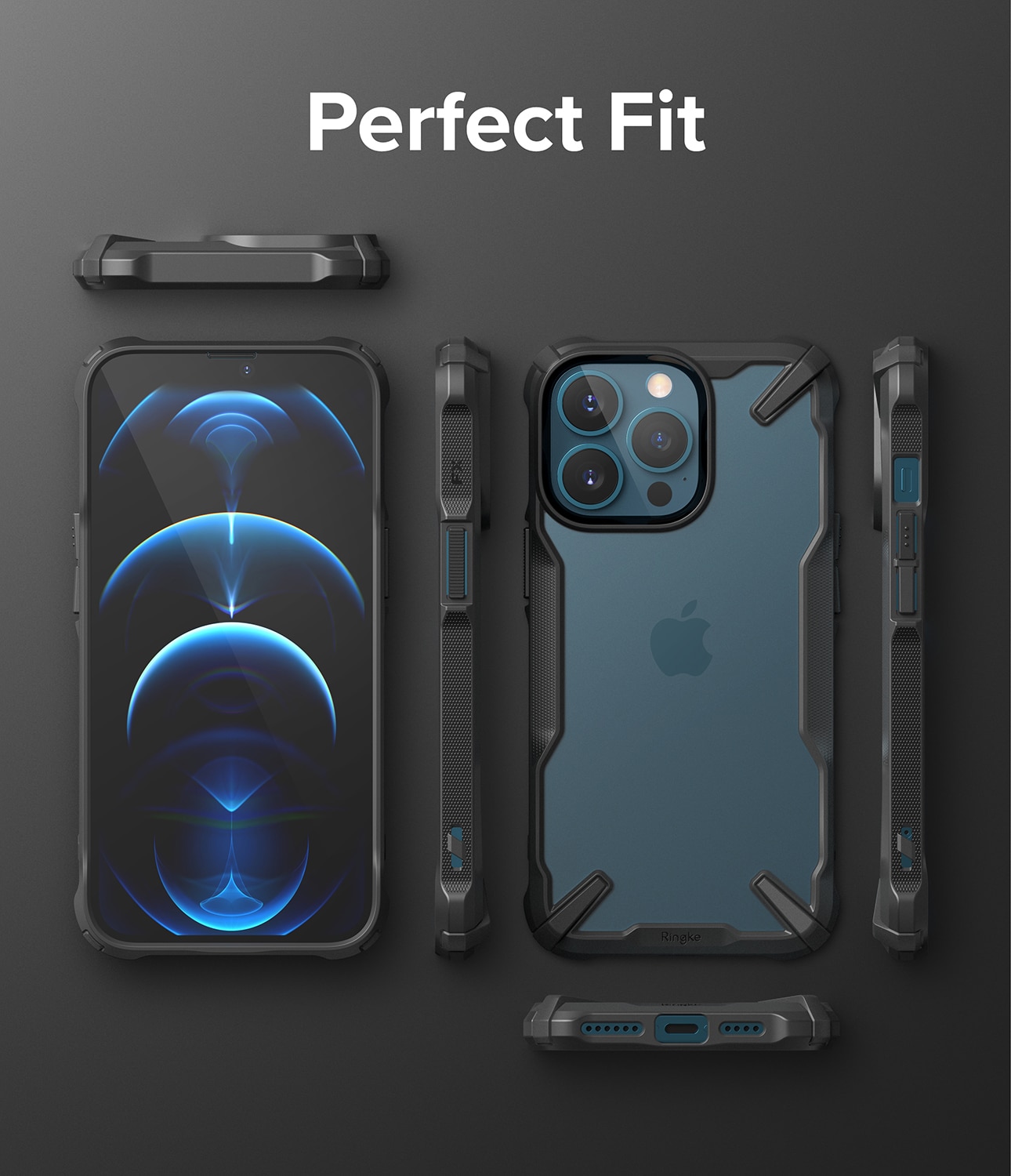 Fusion X Case iPhone 13 Pro Max Zwart