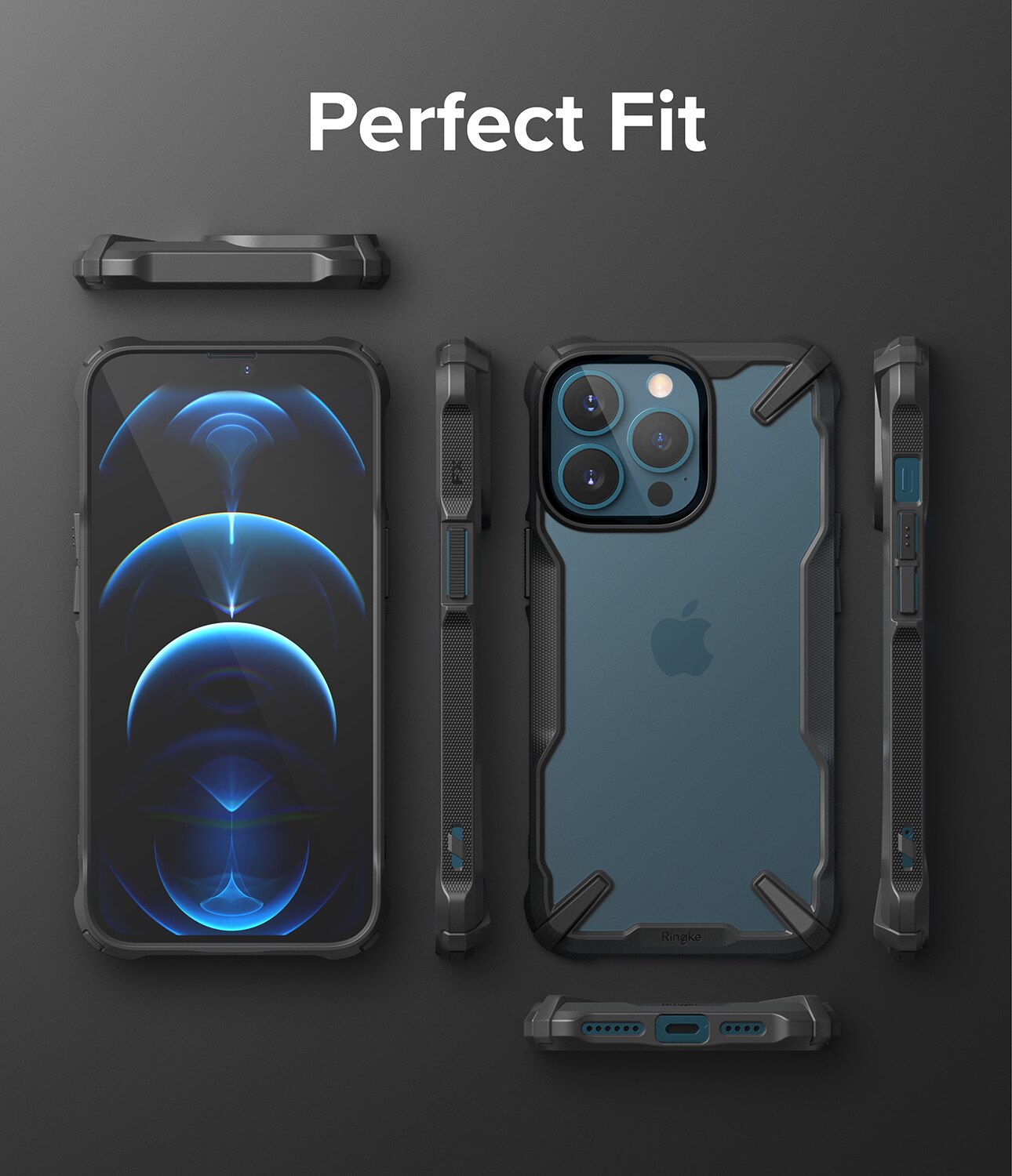 Fusion X Case iPhone 13 Pro Max Zwart