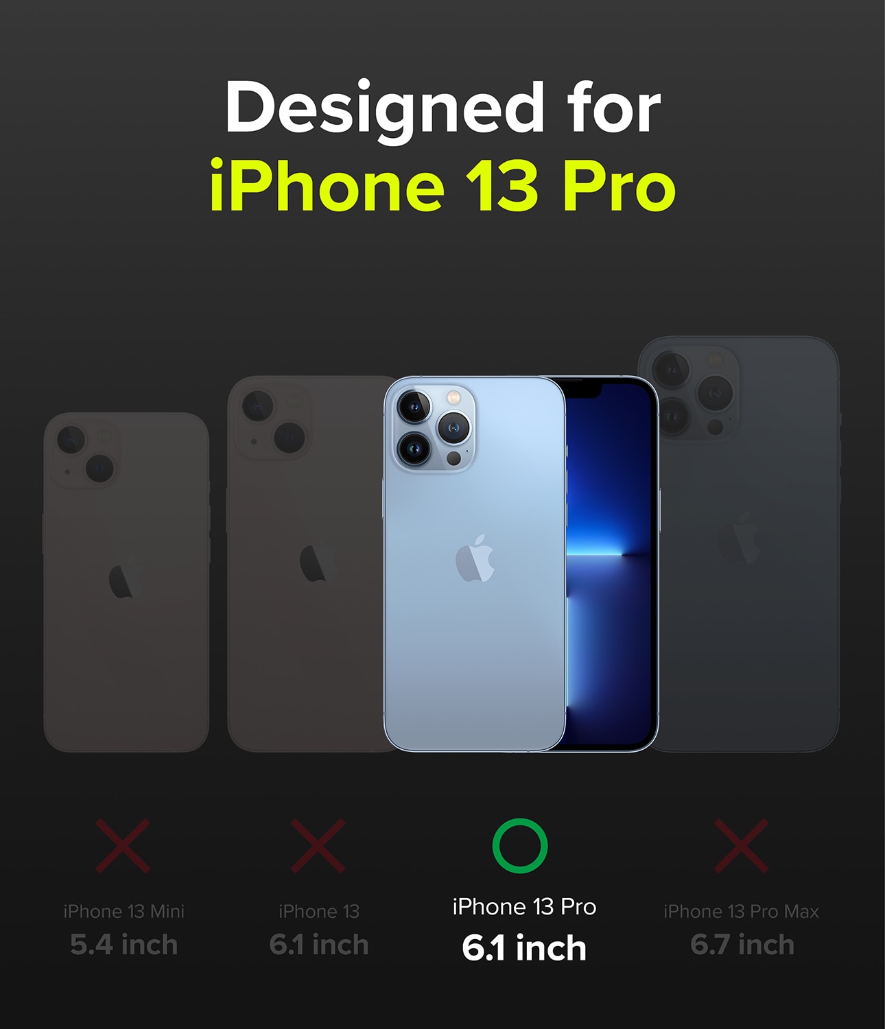 DX Case iPhone 13 Pro Zwart