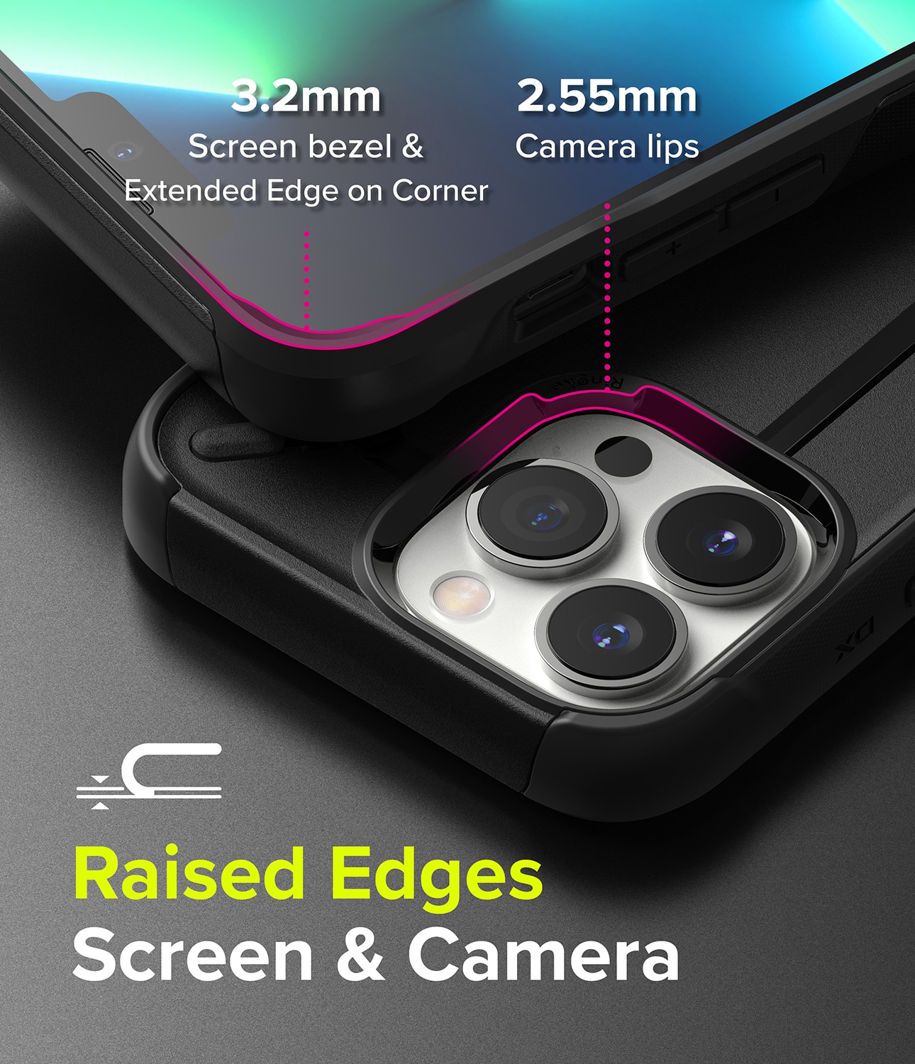 DX Case iPhone 13 Pro Zwart