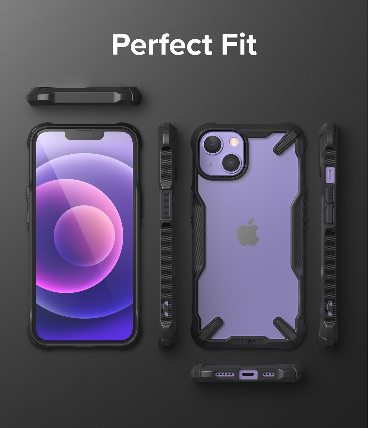 Fusion X Case iPhone 13 Zwart