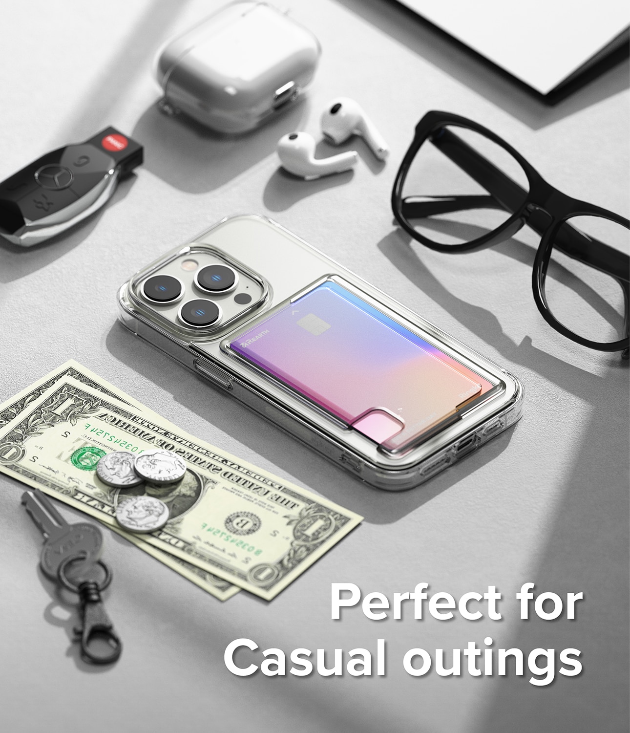 Fusion Card Case iPhone 14 Pro Clear