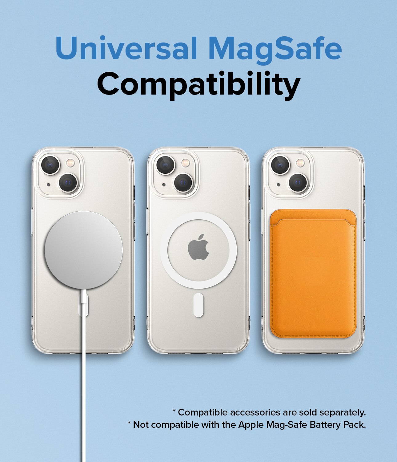 Fusion Magnetic Case iPhone 14 Plus Transparant