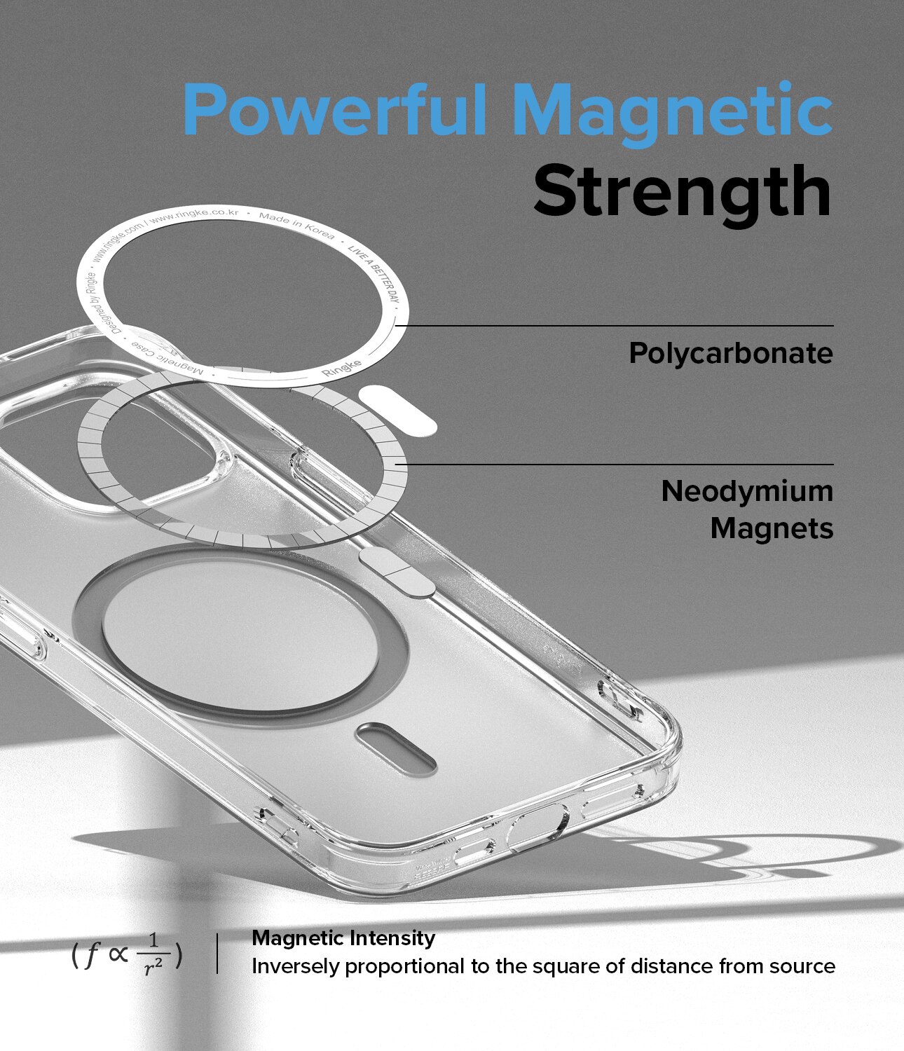 Fusion Magnetic Case iPhone 14 Plus Transparant