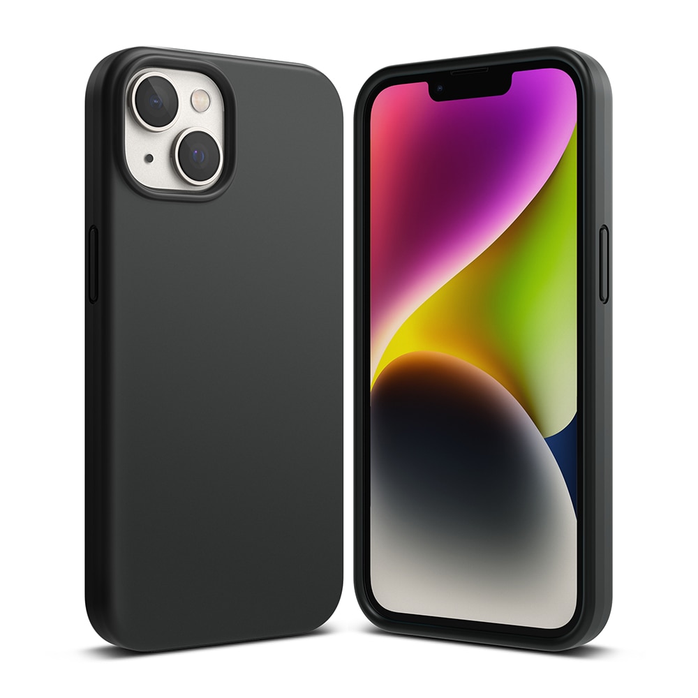 Silicone Case iPhone 14 Plus Zwart
