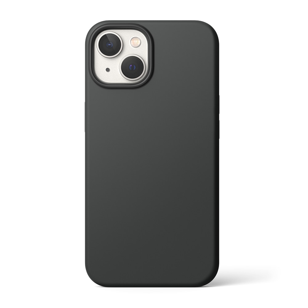 Silicone Case iPhone 14 Zwart