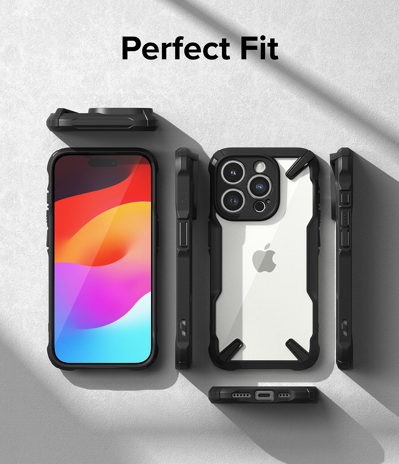 Fusion X Case iPhone 15 Pro Max zwart