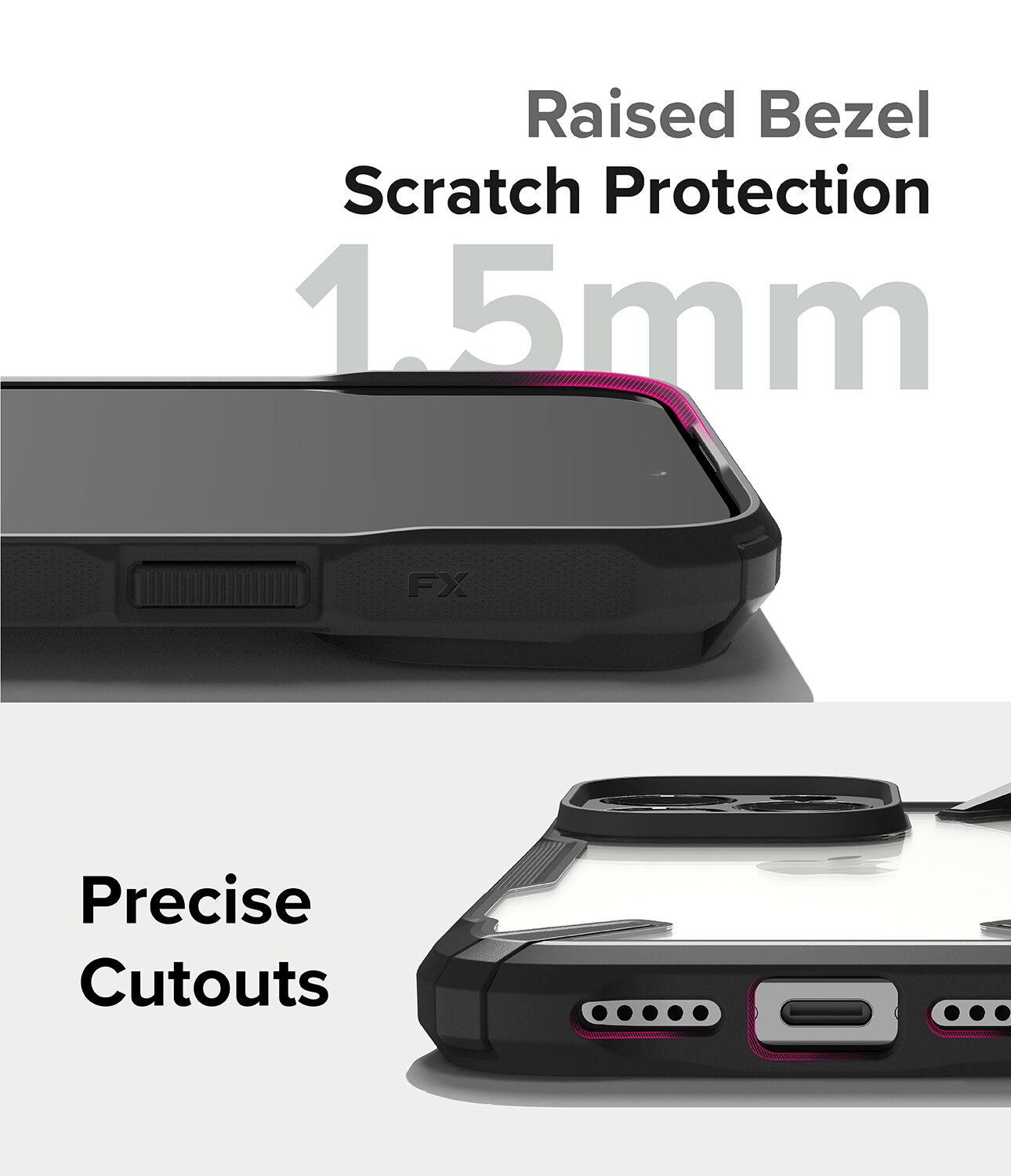 Fusion X Case iPhone 15 Pro Max zwart