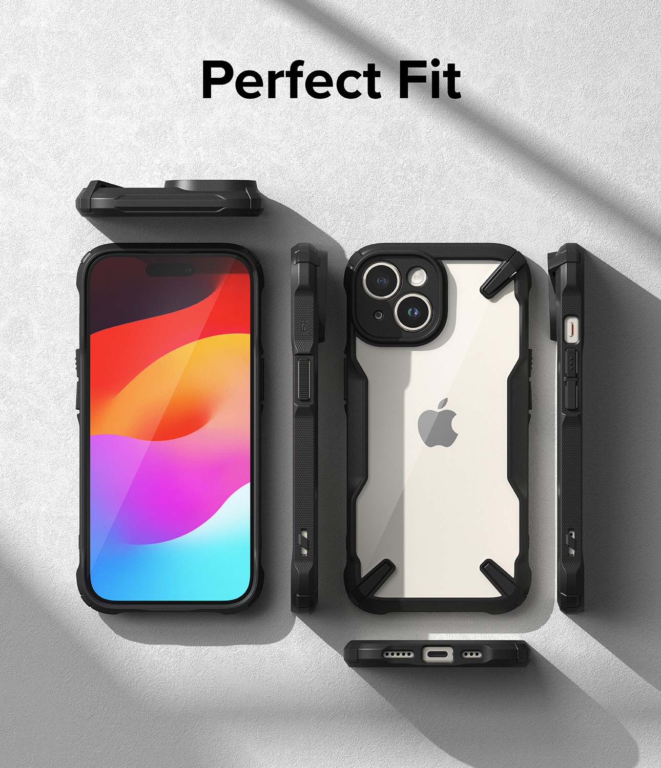 Fusion X Case iPhone 15 zwart