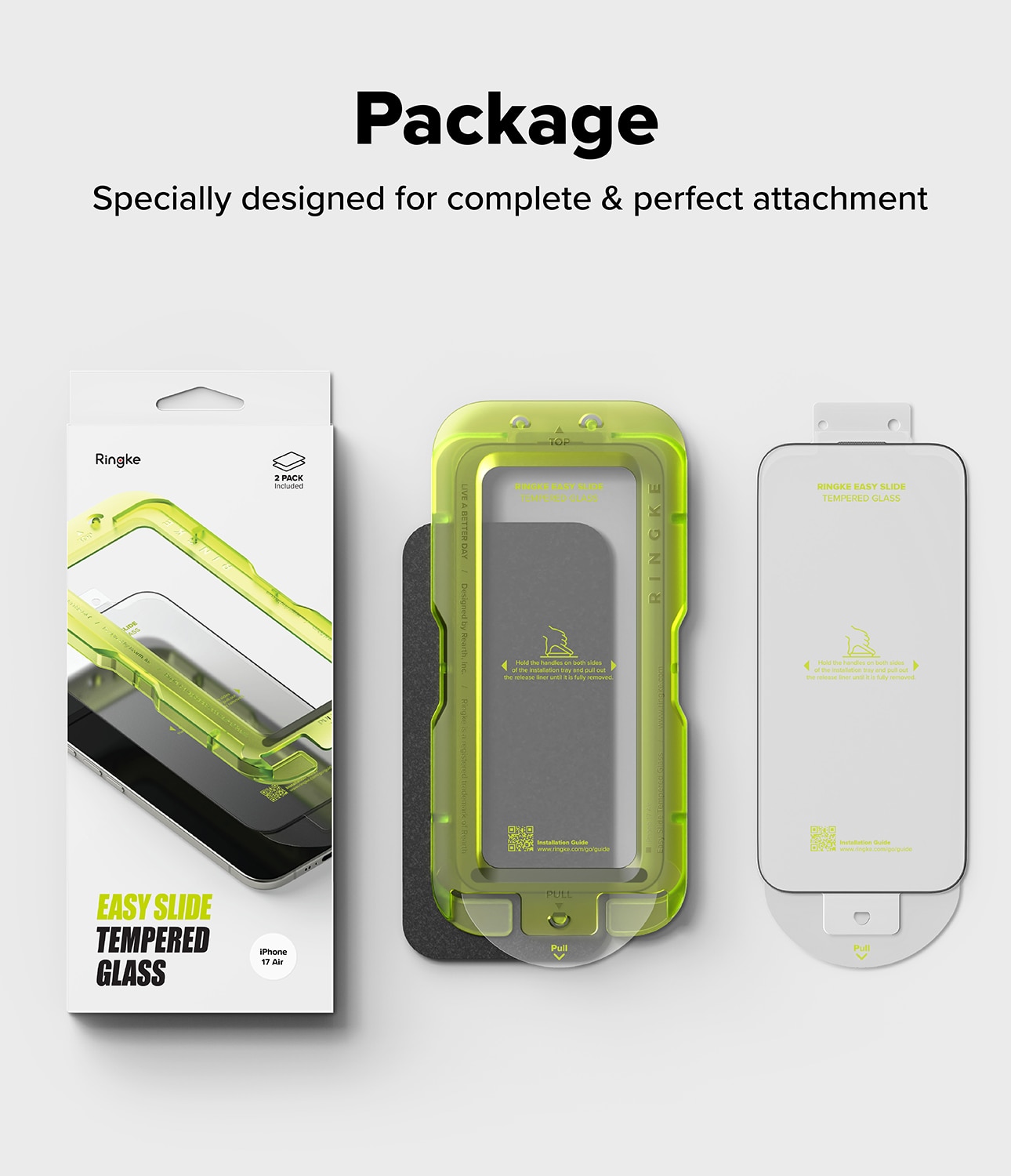 Easy Slide Glass (2-pack) iPhone 17 Air