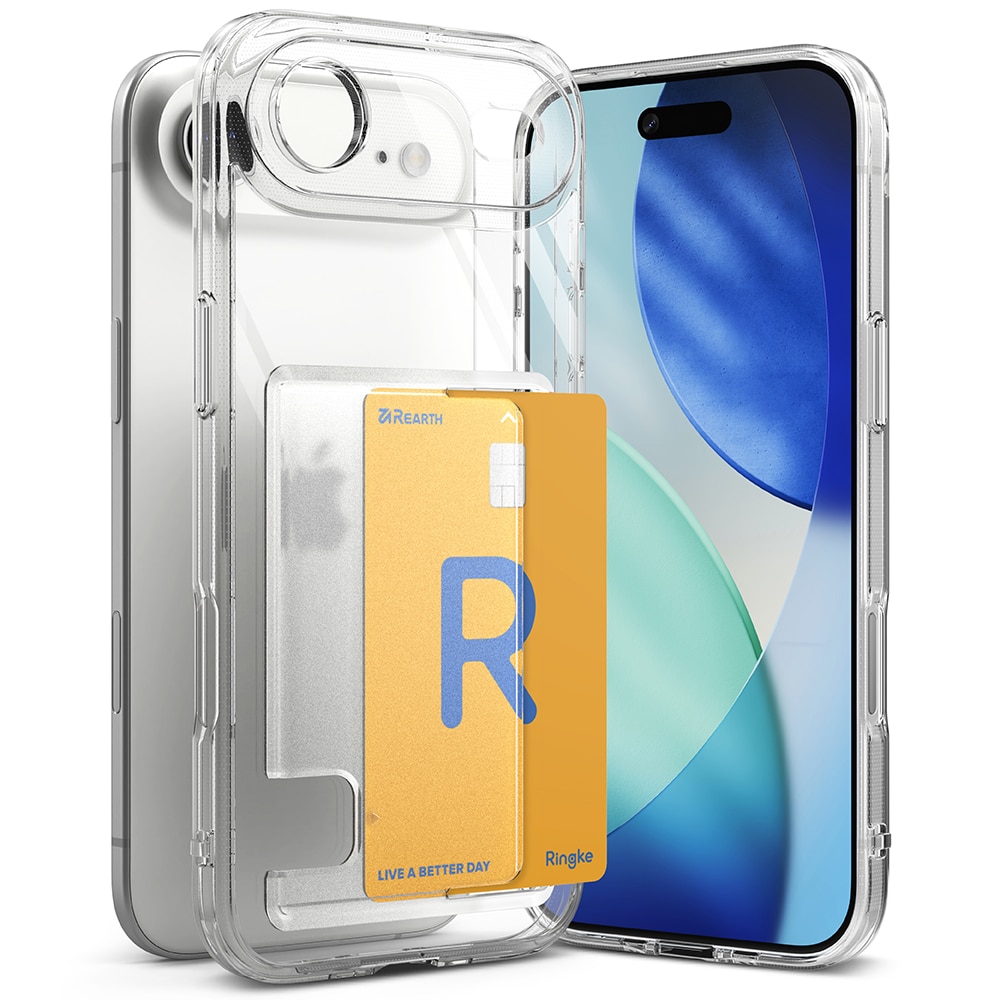Fusion Card Case iPhone 17 Air Transparant