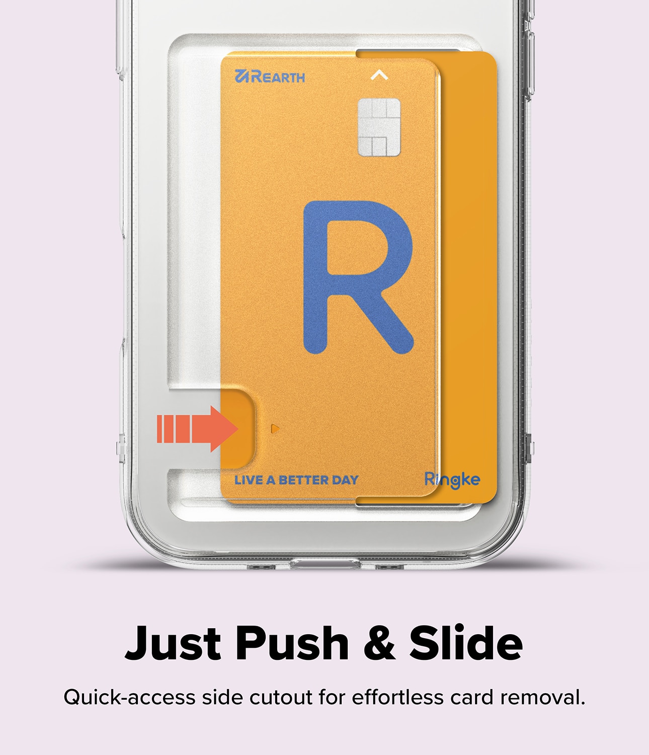 Fusion Card Case iPhone 17 Air Transparant