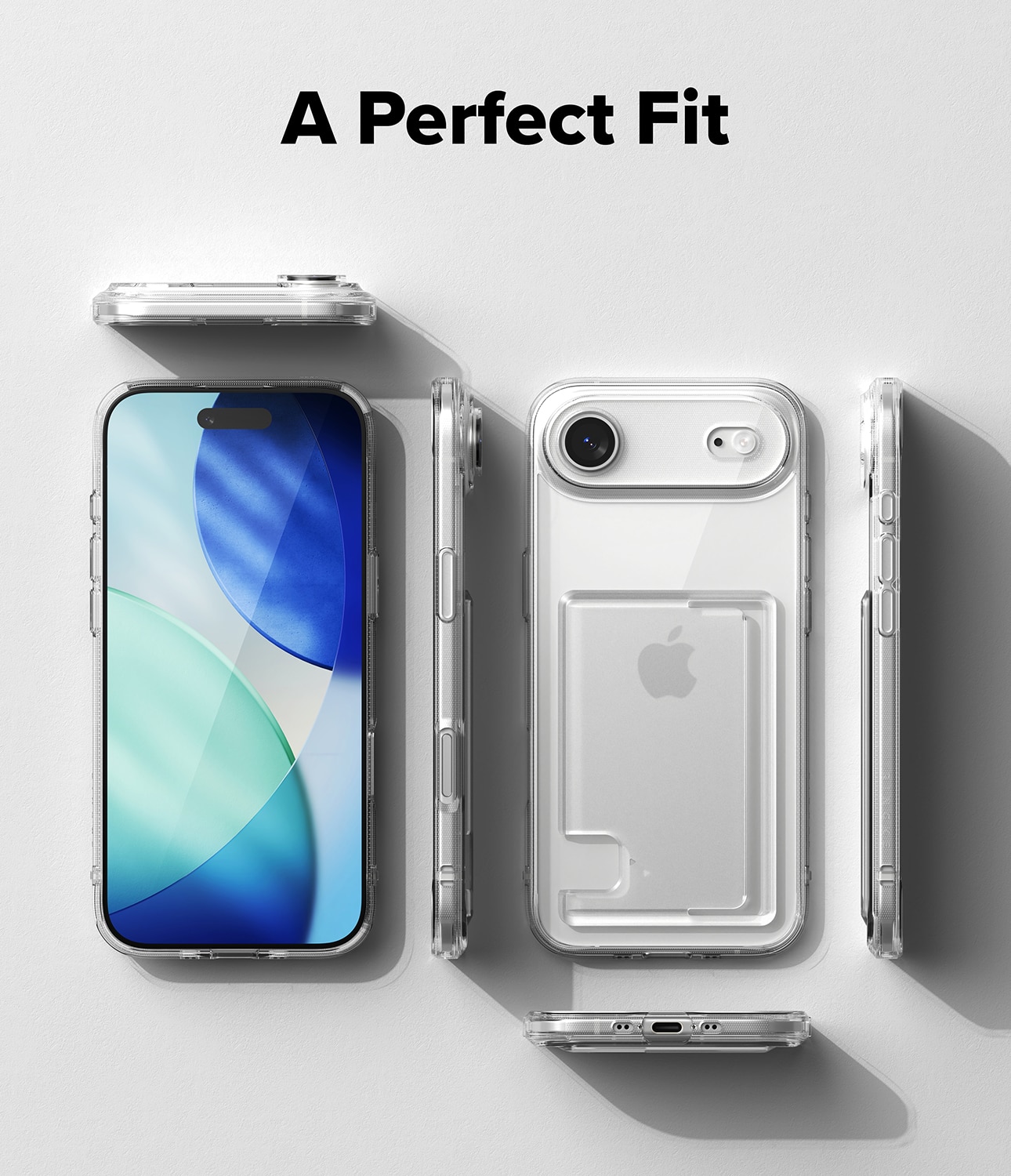 Fusion Card Case iPhone 17 Air Transparant