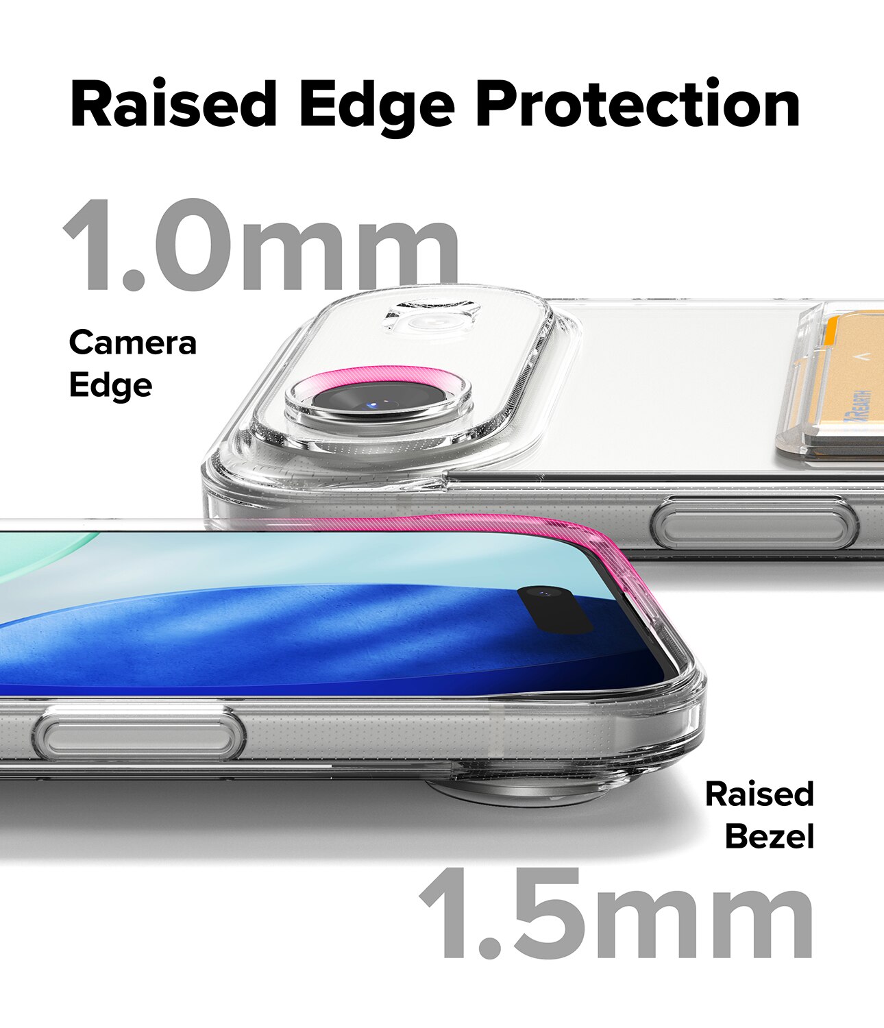 Fusion Card Case iPhone 17 Air Transparant