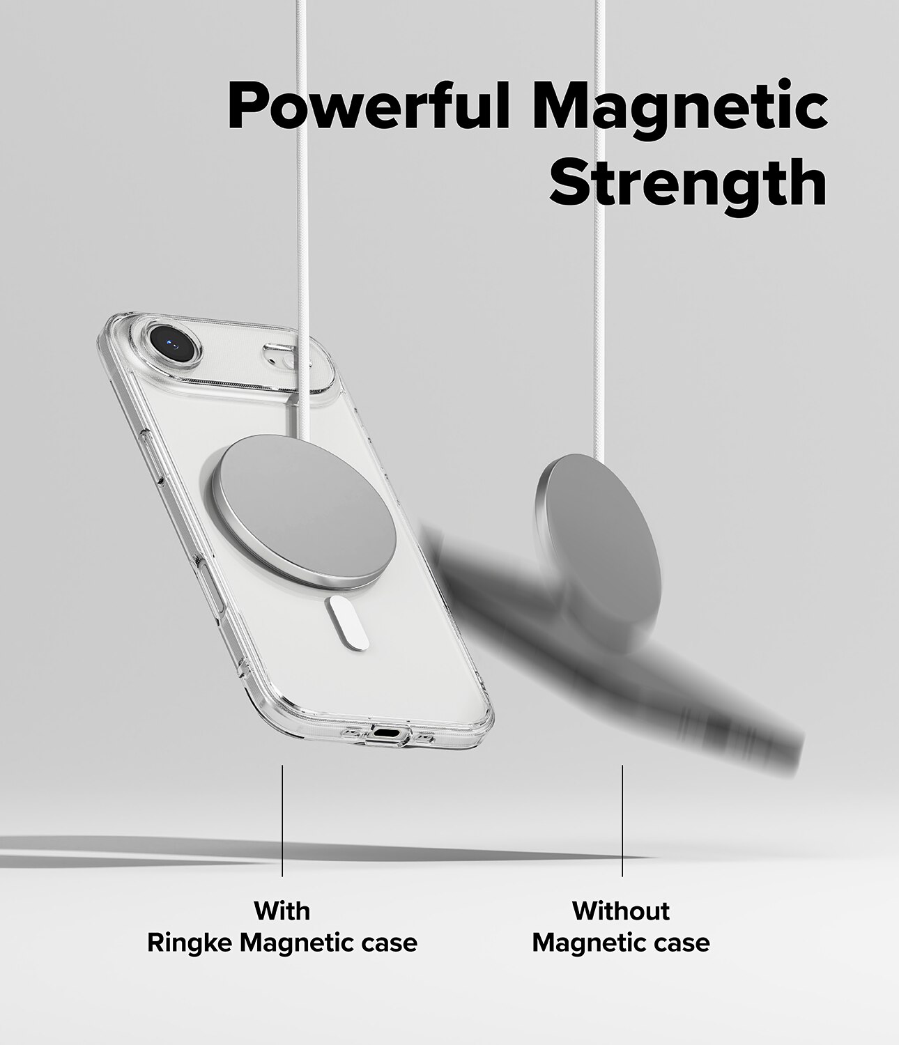 Fusion Magnetic Case iPhone 17 Air Transparant