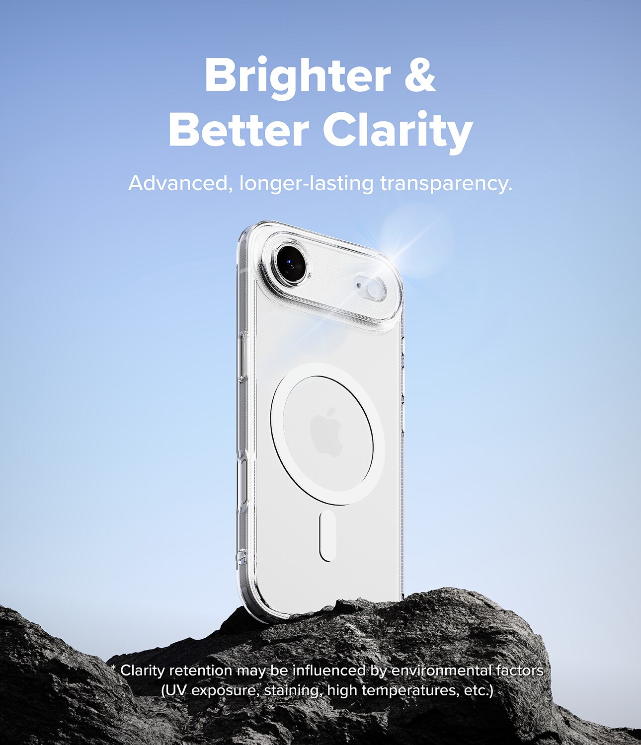 Fusion Magnetic Case iPhone 17 Air Transparant