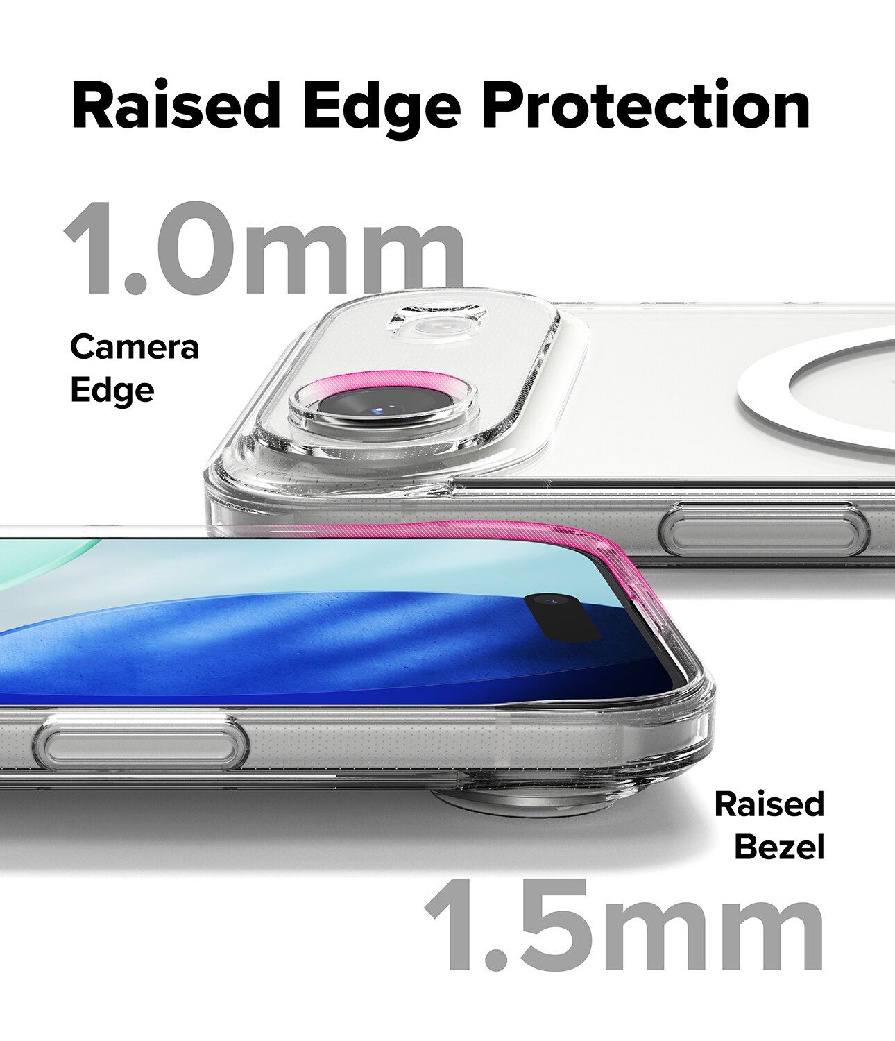 Fusion Magnetic Case iPhone 17 Air Transparant