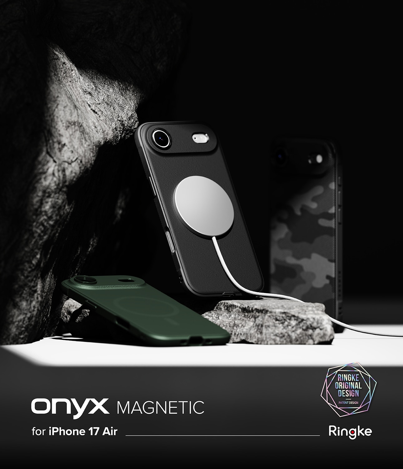 Onyx Magnetic Case iPhone 17 Air Black