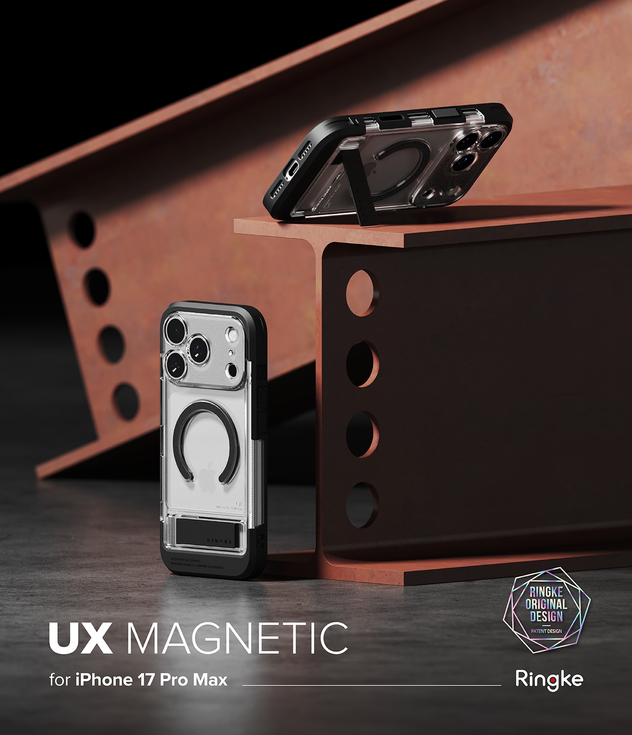 UX Magnetic Case iPhone 17 Pro Max Clear