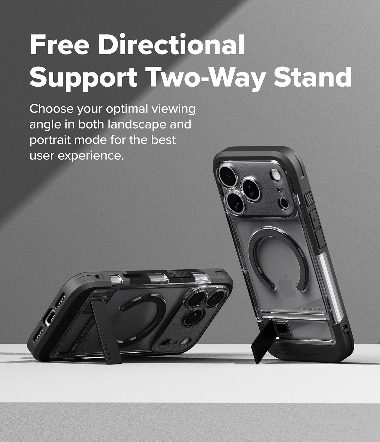 UX Magnetic Case iPhone 17 Pro Max Smoke Black