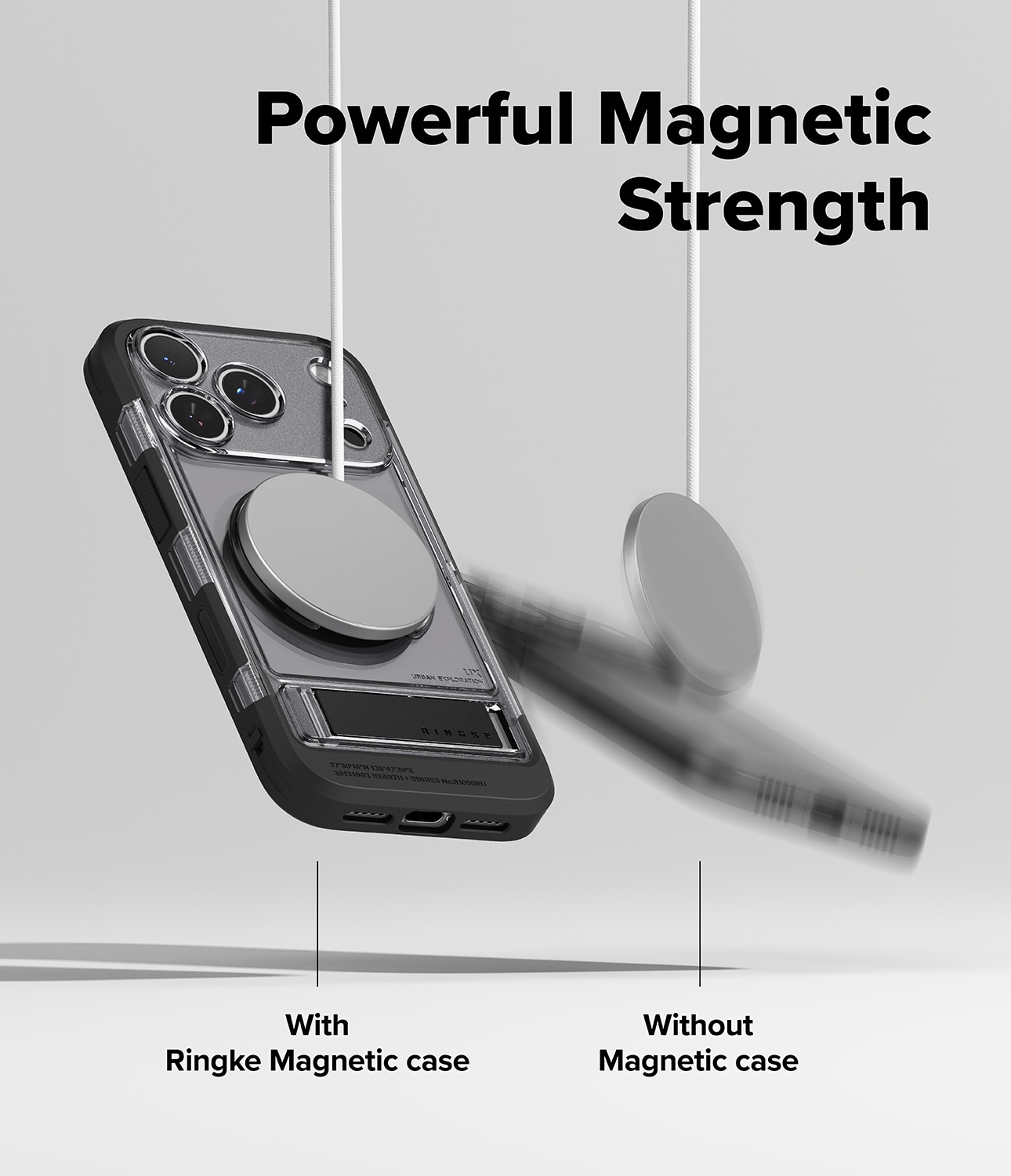 UX Magnetic Case iPhone 17 Pro Max Smoke Black