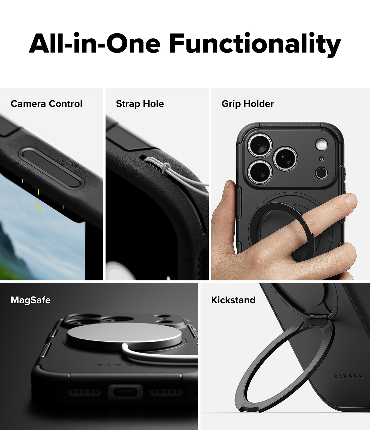 Alles Magnetic Case iPhone 17 Pro Zwart