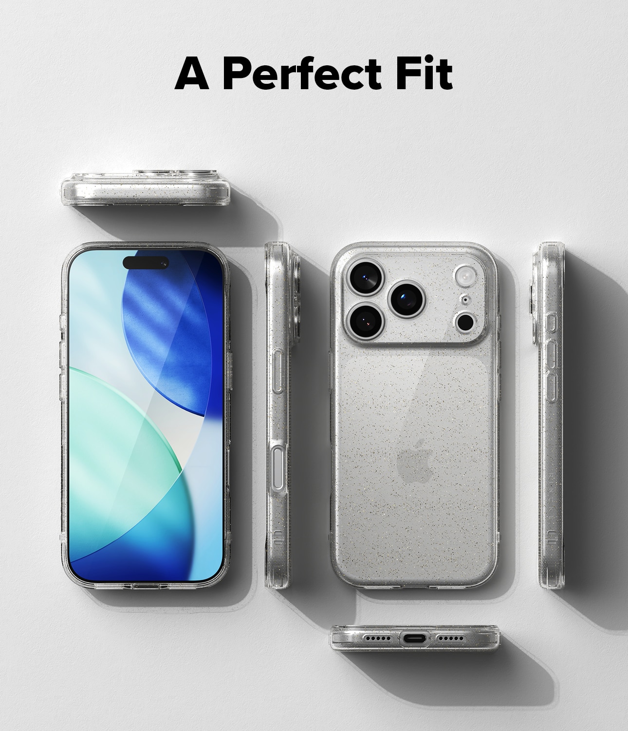 Air Case iPhone 17 Pro Glitter Clear