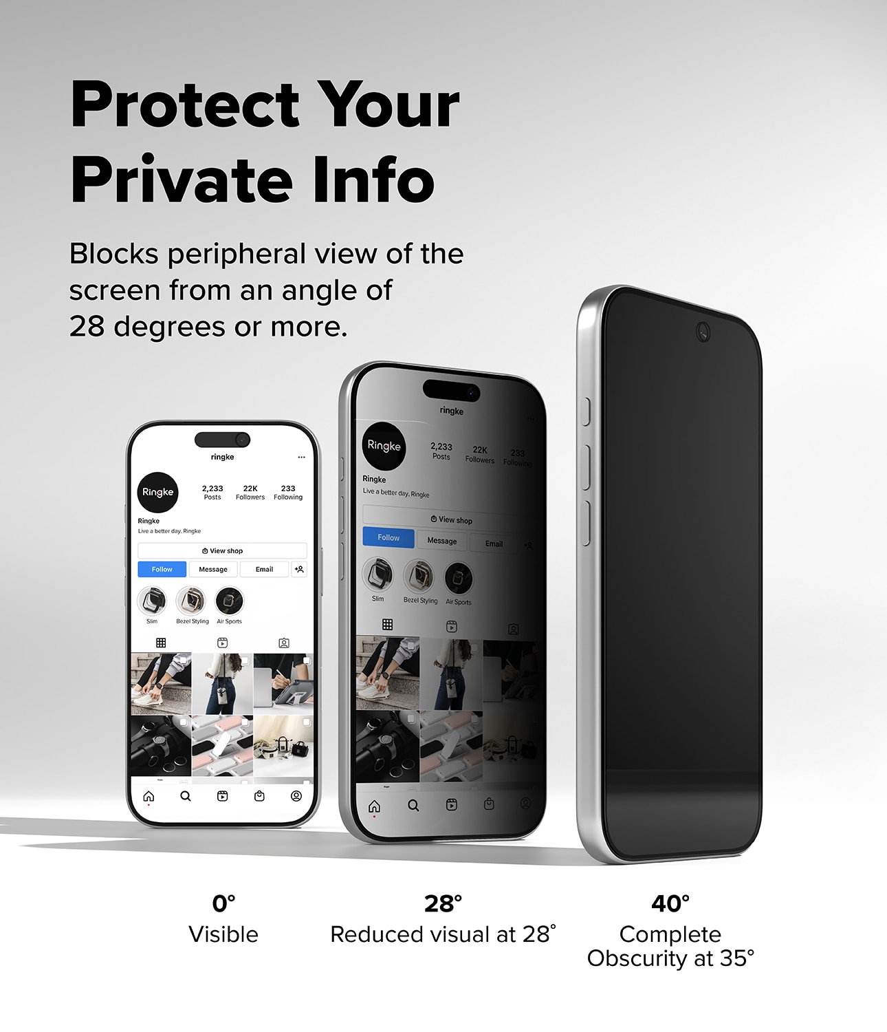Easy Slide Privacy Glass (2-pack) iPhone 17 Pro
