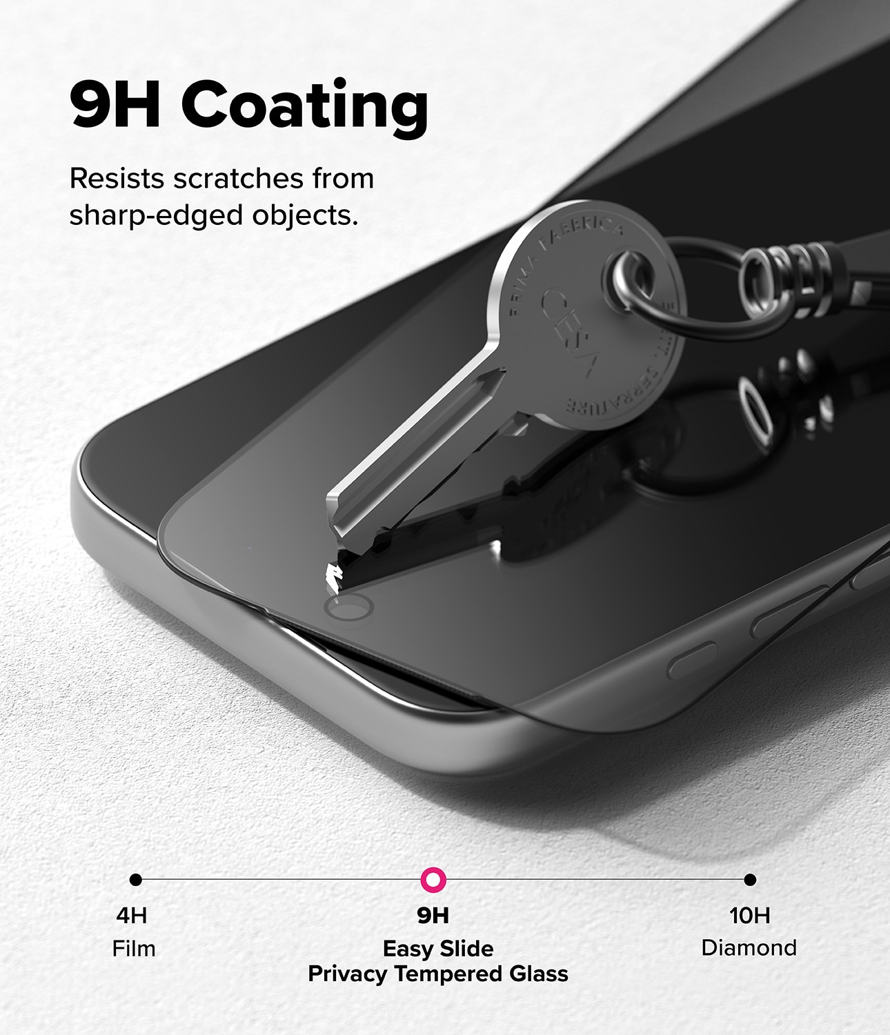 Easy Slide Privacy Glass (2-pack) iPhone 17 Pro