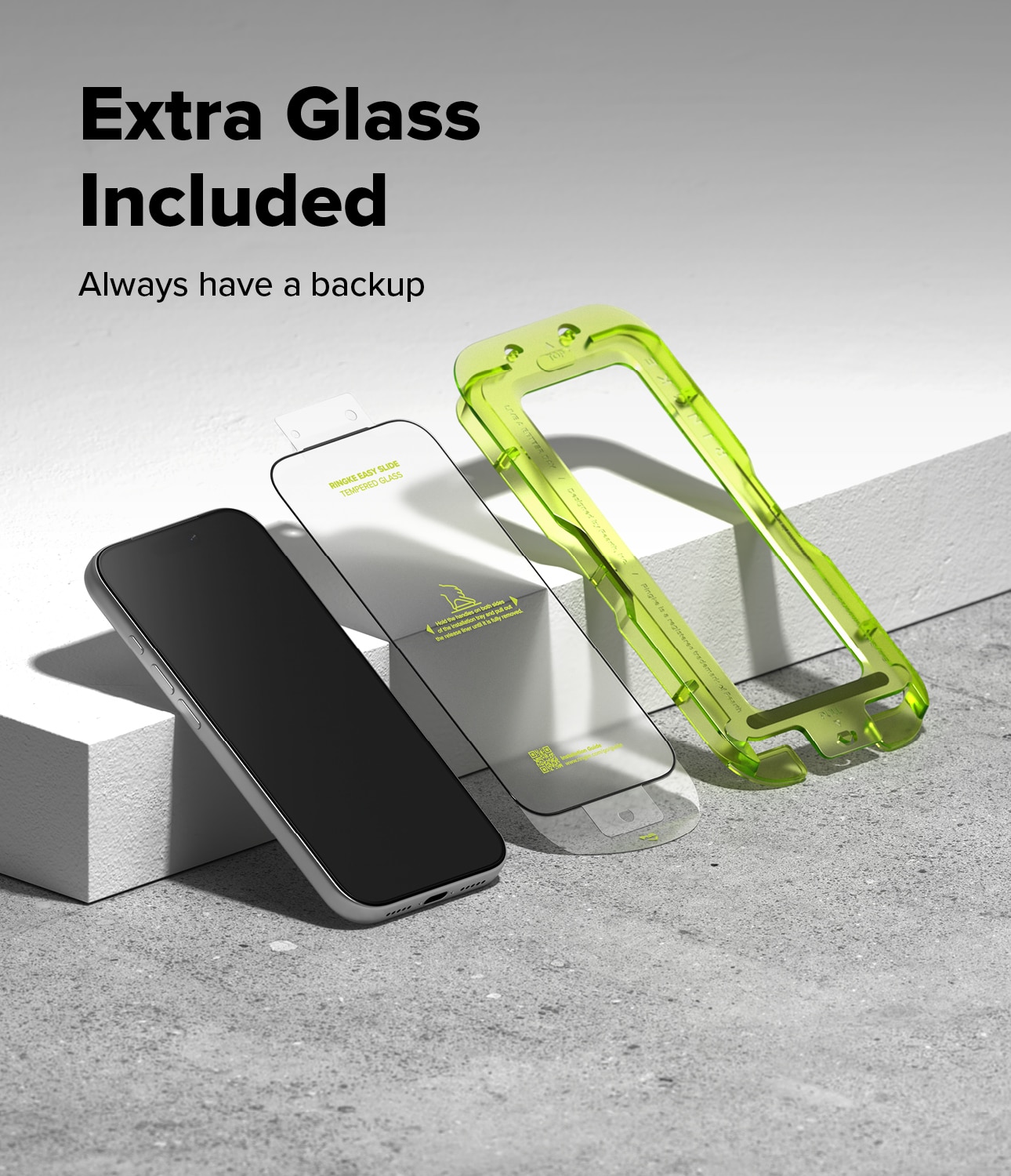 Easy Slide Glass (2-pack) iPhone 17 Pro Max